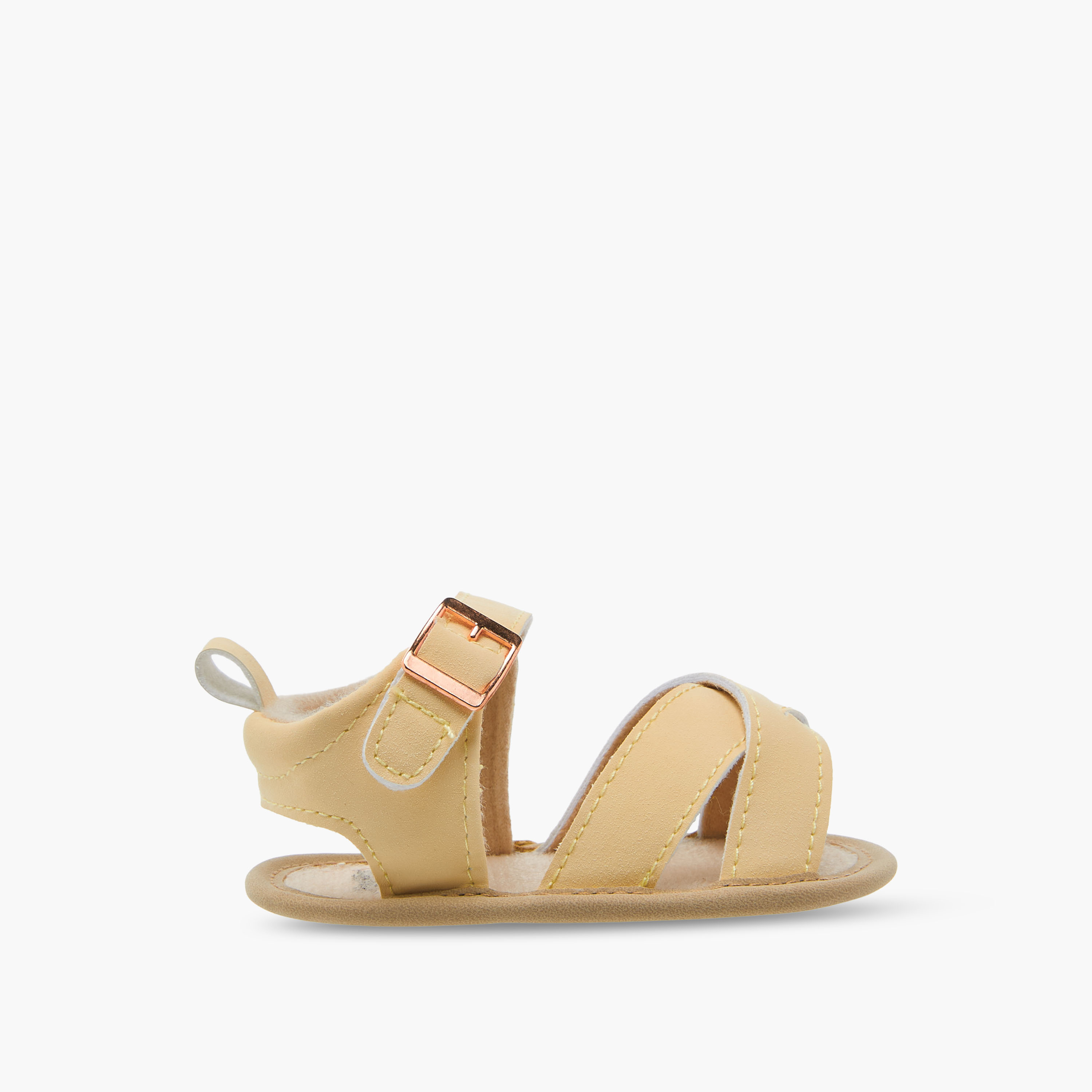 حذاء ناعم بشريط إغلاق لاصق من جونيورز-baby-girls-shoes-sandals-image-3