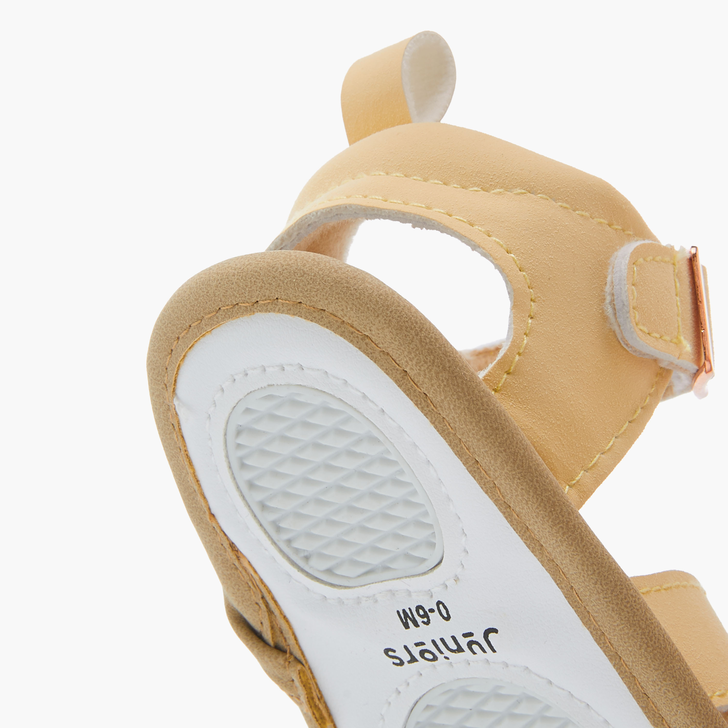 حذاء ناعم بشريط إغلاق لاصق من جونيورز-baby-girls-shoes-sandals-image-1
