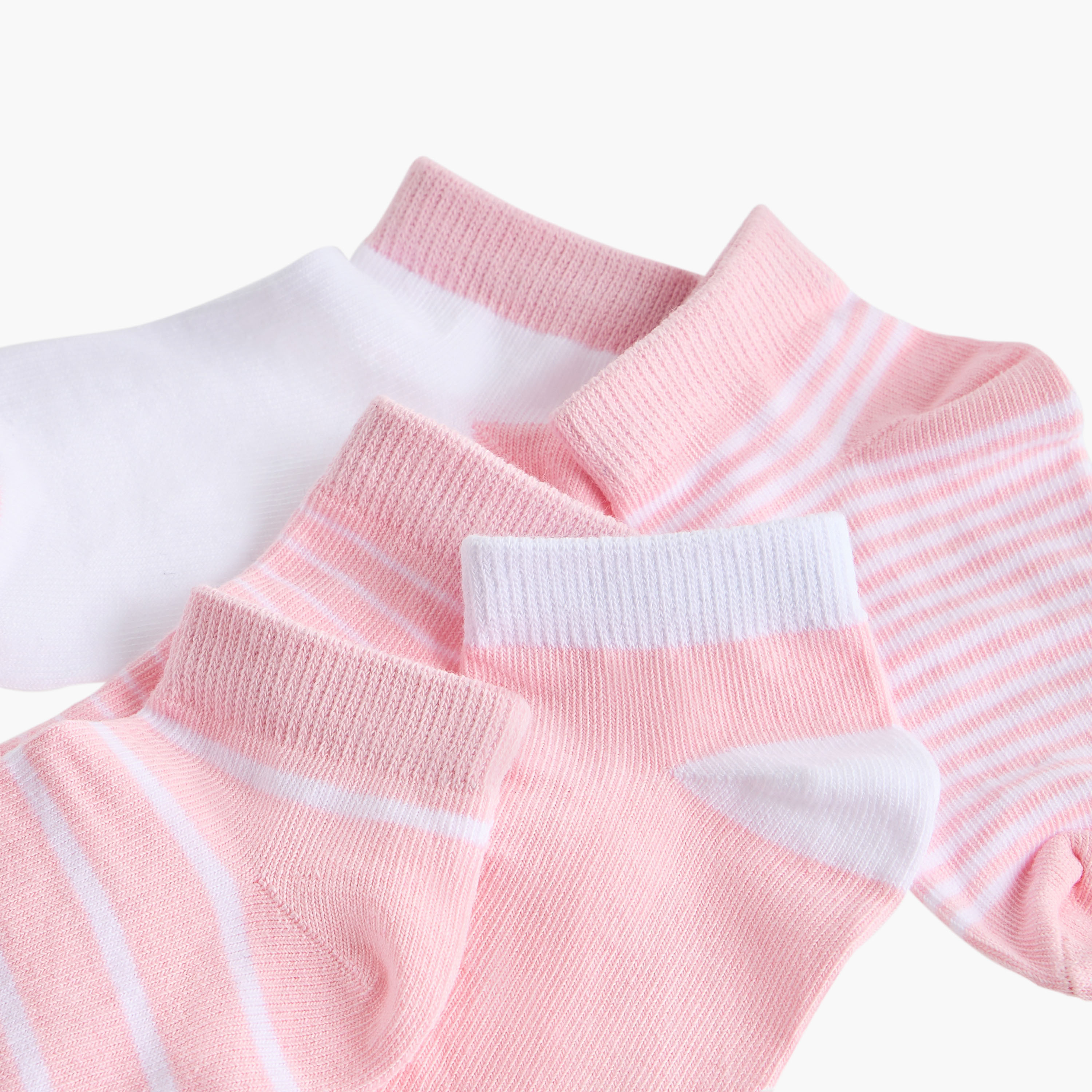 Flora Bella Assorted Ankle Length Socks - Set of 5-girls-accessories-socks-image-4