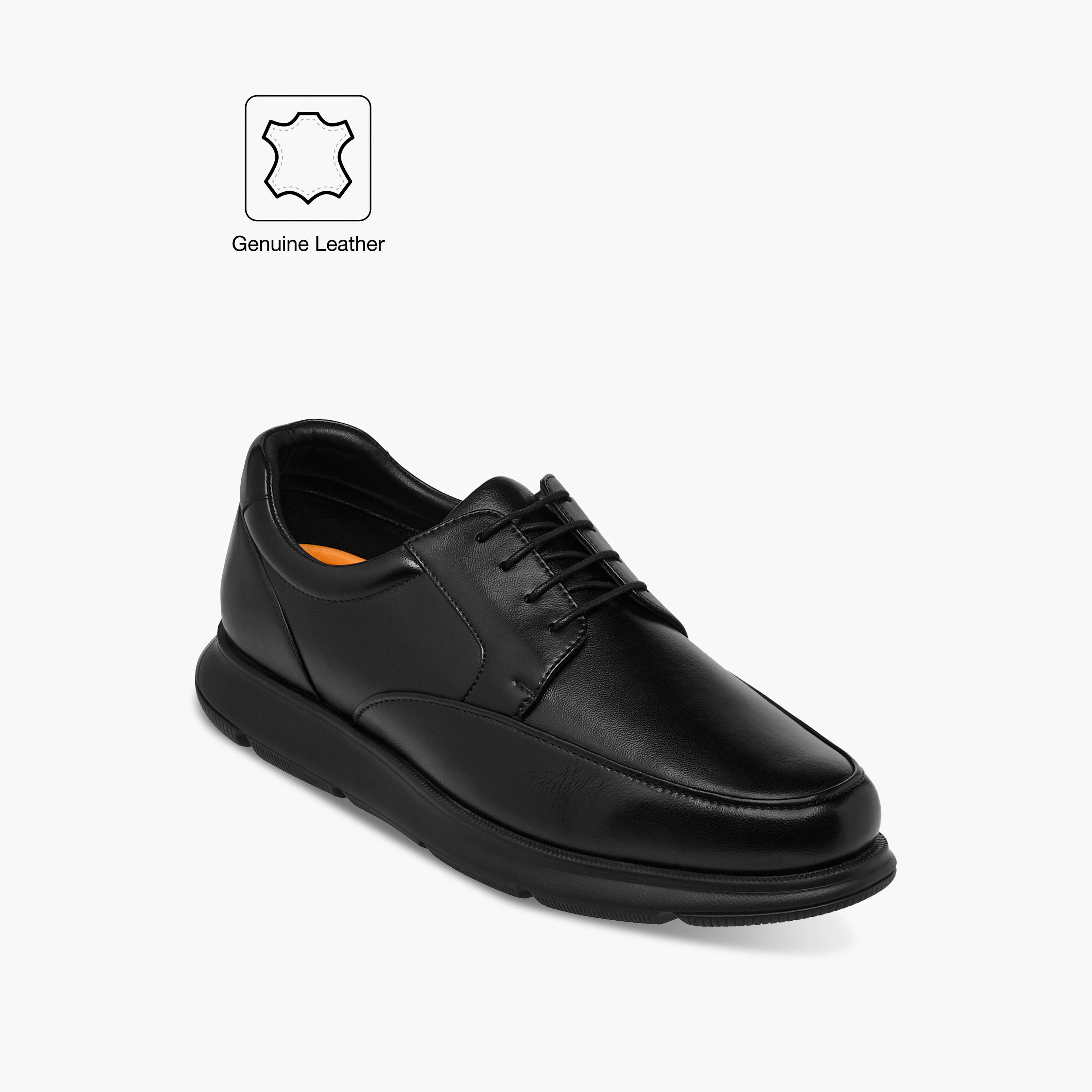 Le Confort Leather Solid Lace-Up Derby Shoes-men-shoes-formalshoes-image-3