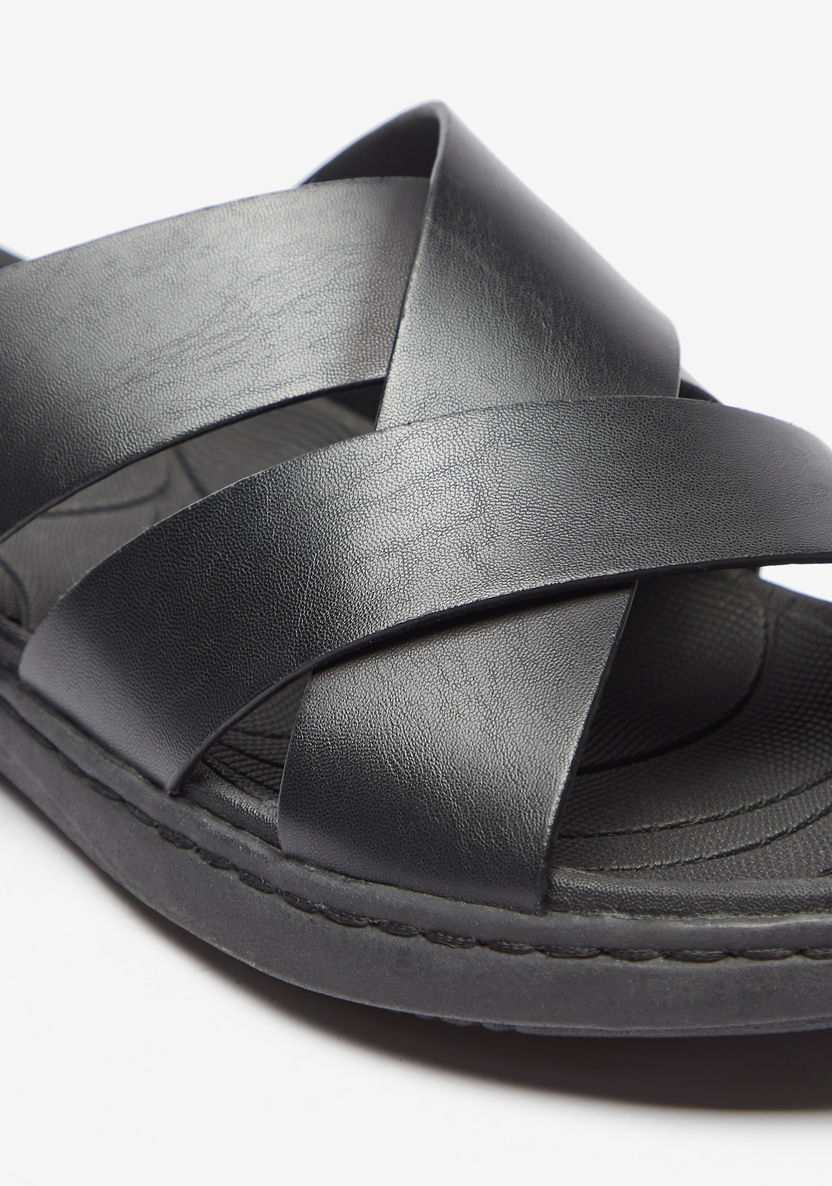 Le Confort Cross Strap Slip-On Sandals-Men%27s Sandals-image-3