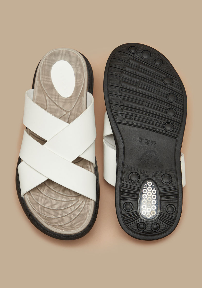 Le Confort Cross Strap Slip-On Sandals-Men%27s Sandals-image-4