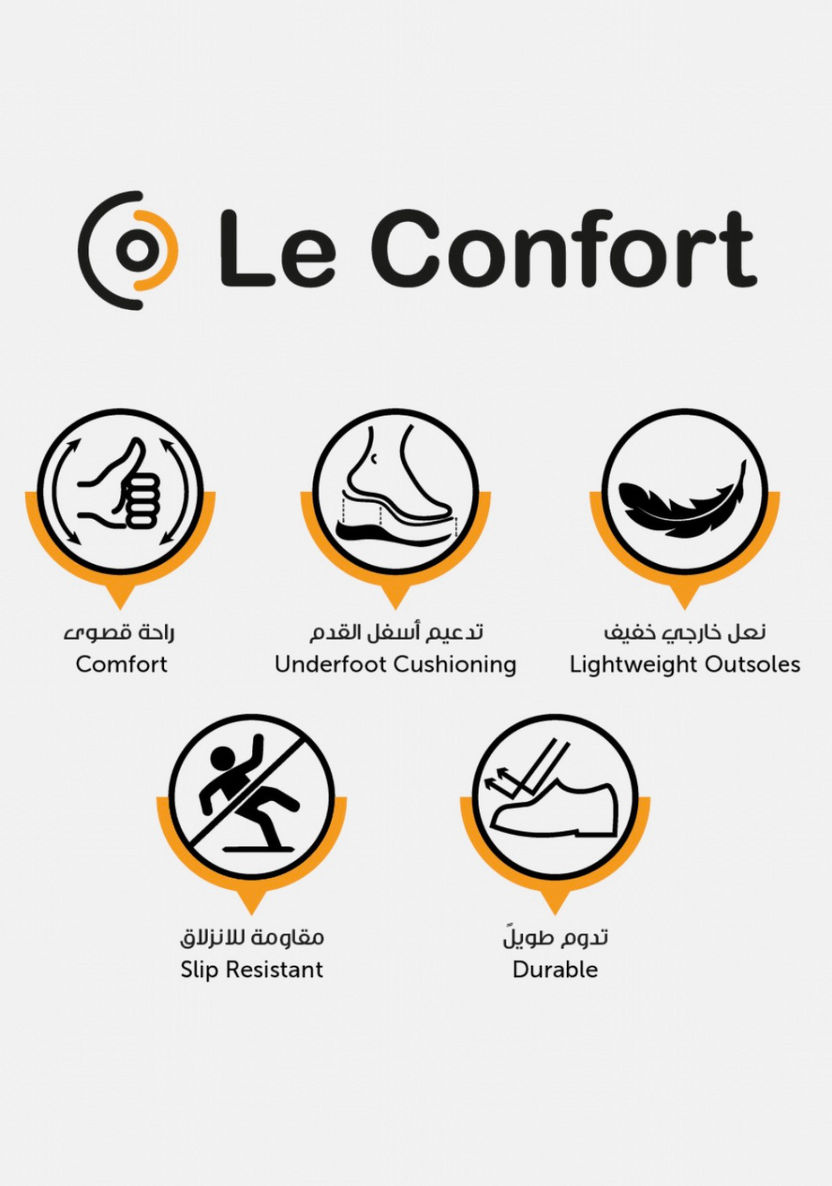 Le Confort Solid Slip-On Sandals-Men%27s Sandals-image-7