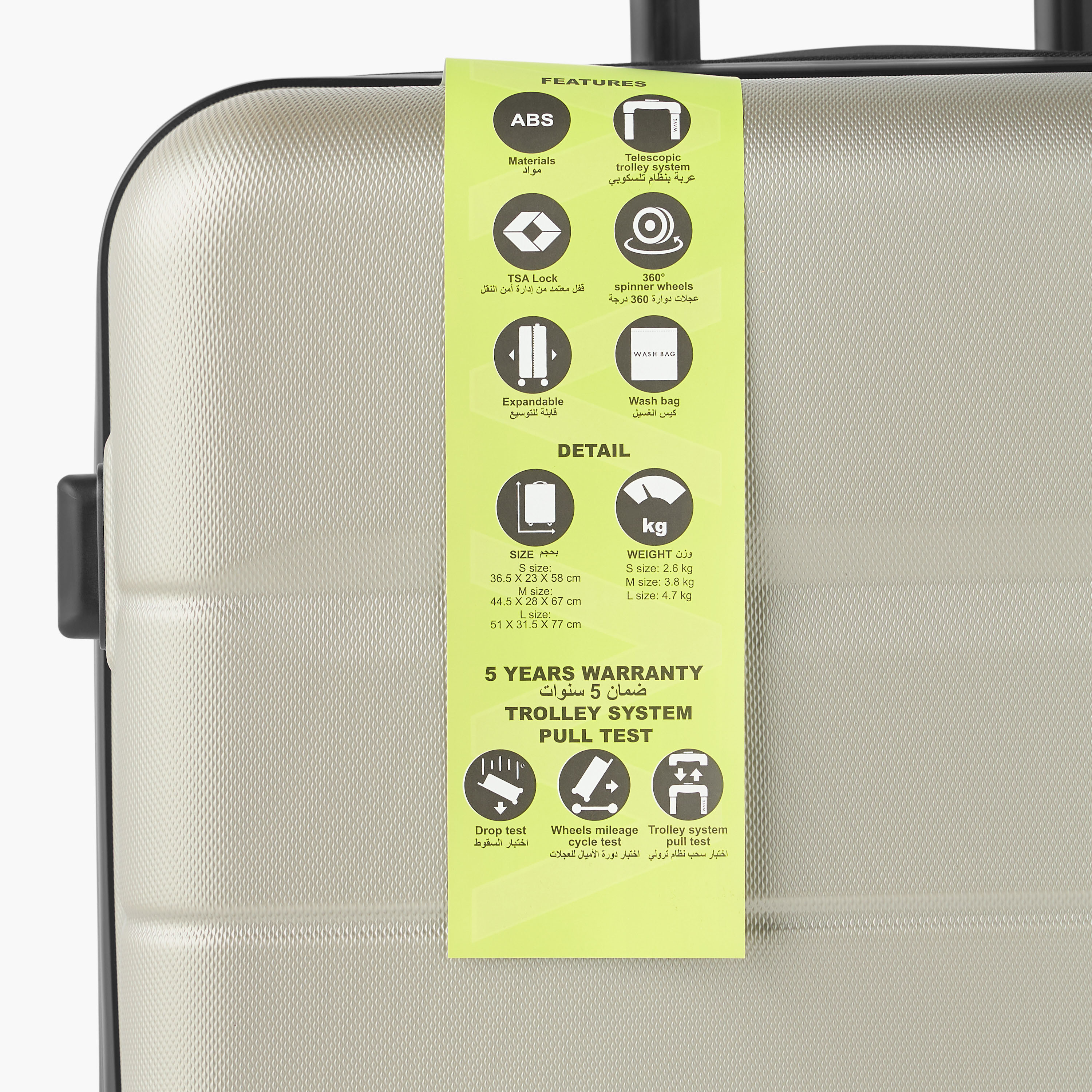 WAVE 3-Piece Hardcase Trolley Bag Set with Retractable Handle-travel-luggagesandbags-luggage-image-8