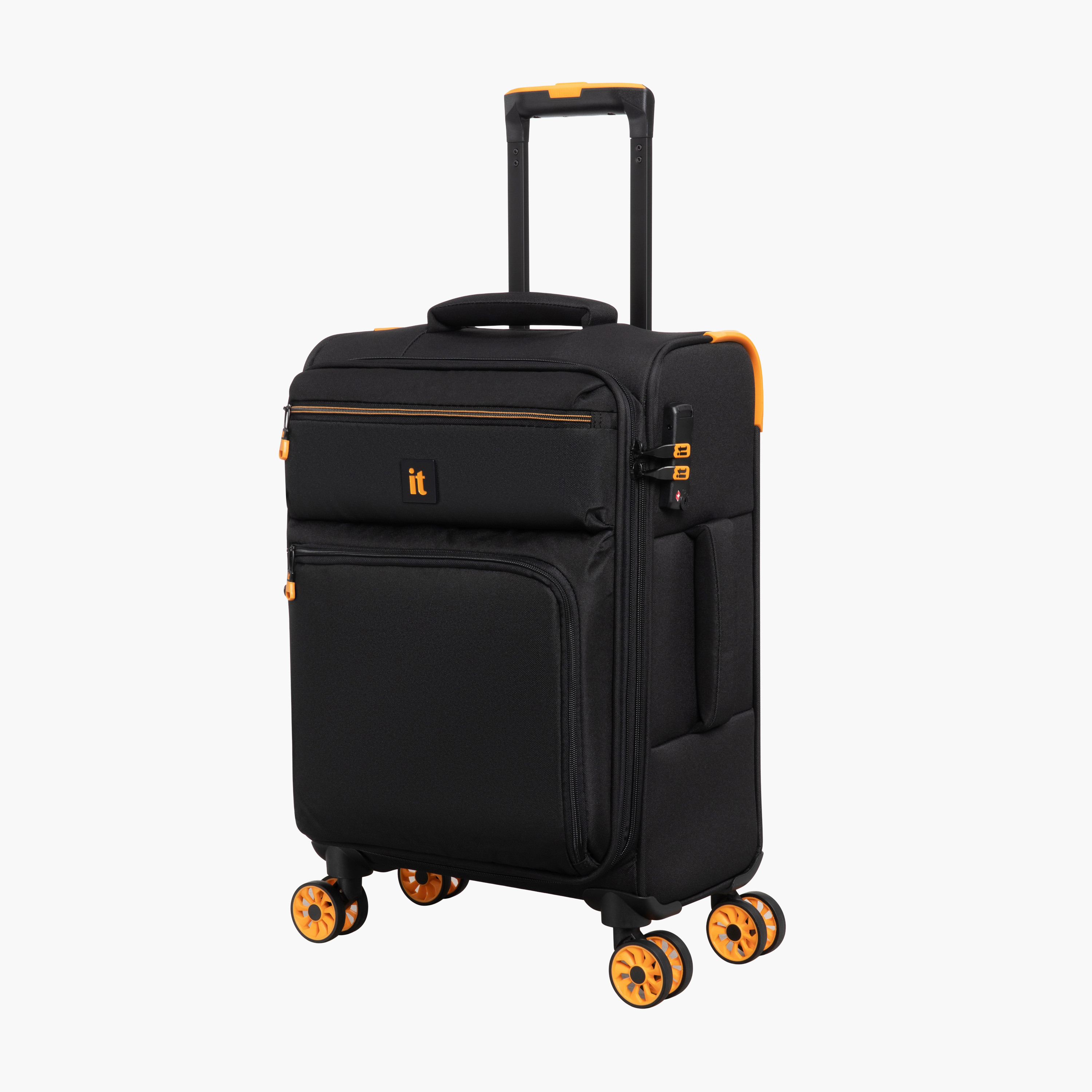 IT Solid Softcase Trolley Bag with Retractable Handle - 20 Inches Check-in Bag-travel-luggagesandbags-luggage-image-2
