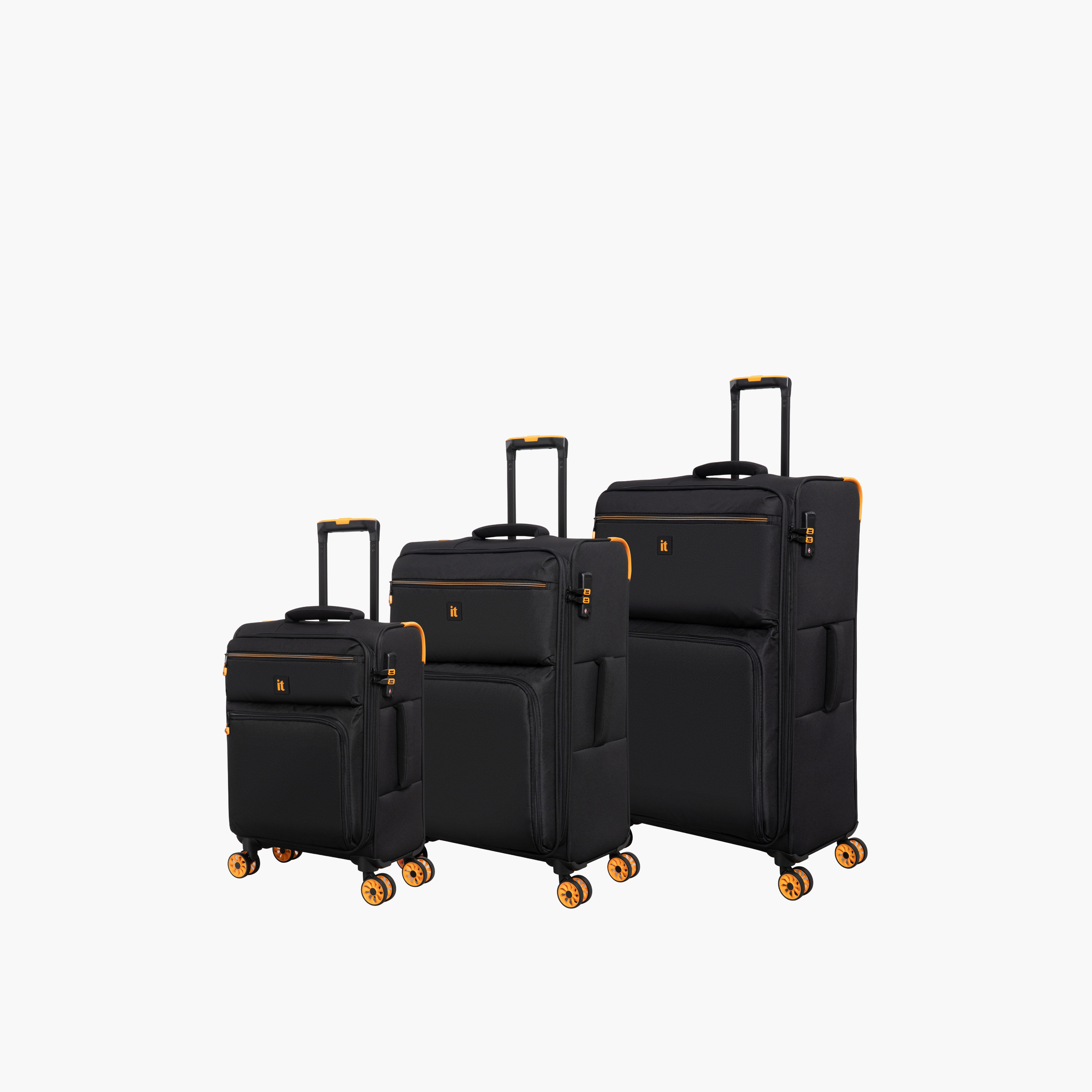 IT Solid Softcase Trolley Bag with Retractable Handle - 24 Inches Check-in Bag-travel-luggagesandbags-luggage-image-7