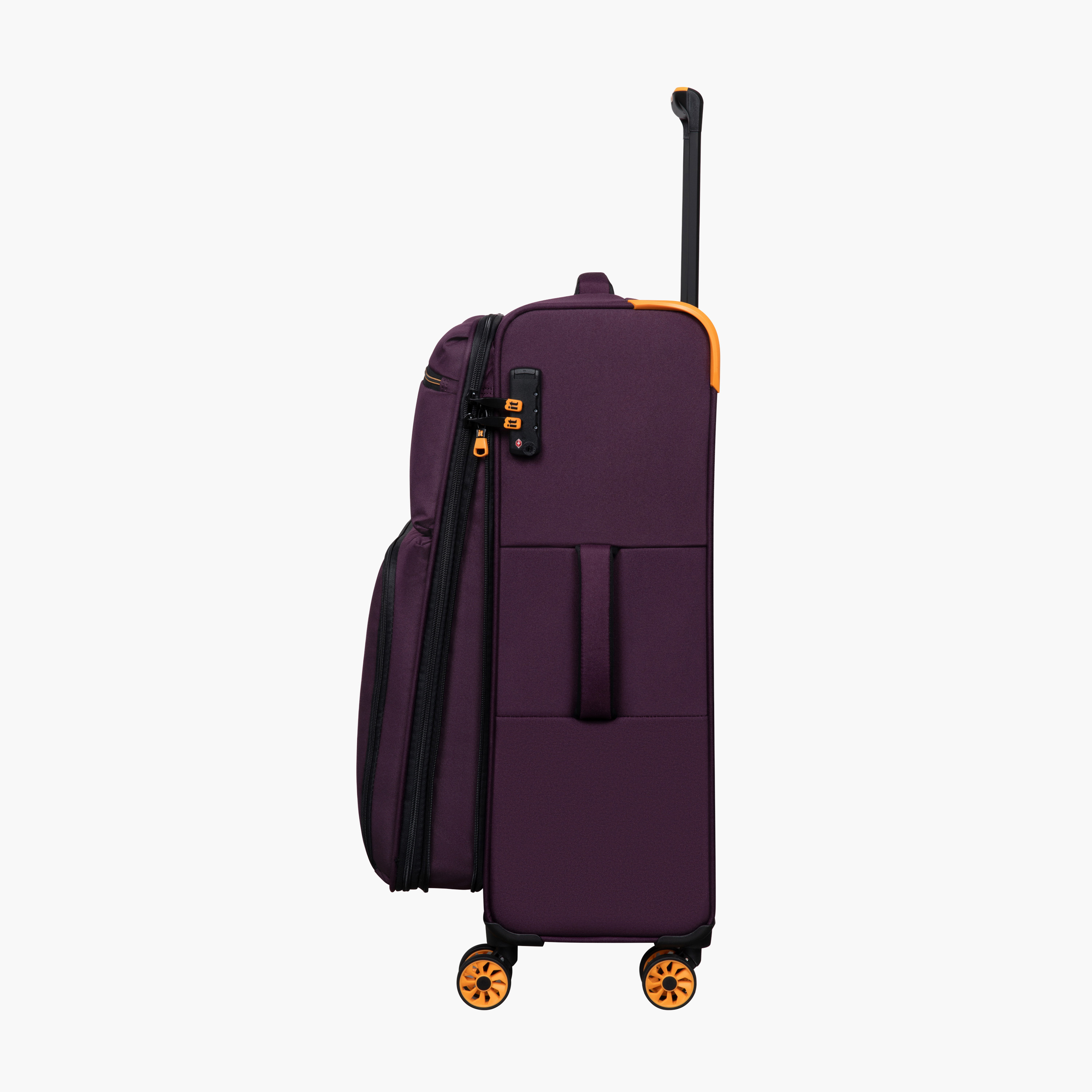 IT Solid Softcase Trolley Bag with Retractable Handle - 24 Inches Check-in Bag-travel-luggagesandbags-luggage-image-4
