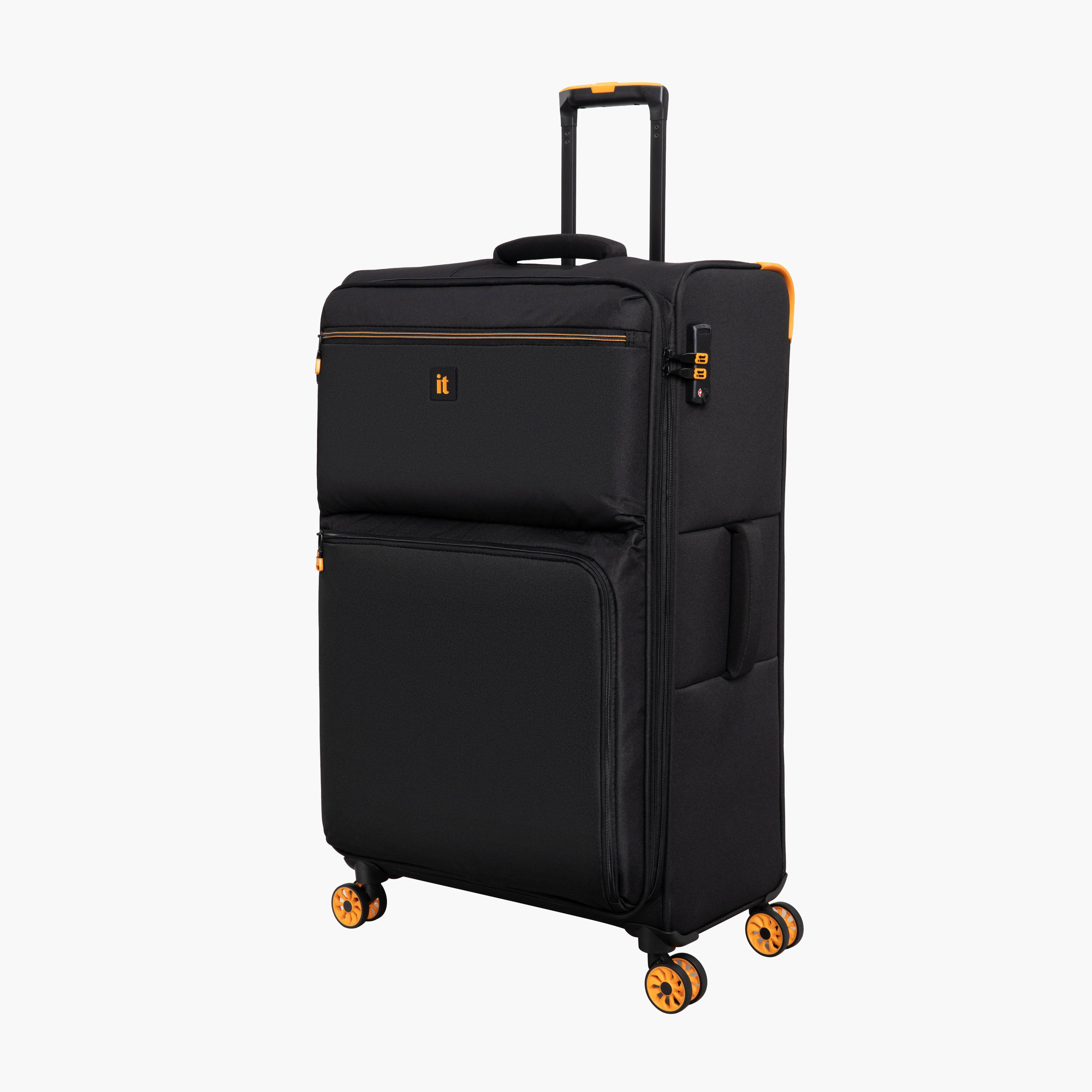 IT Solid Softcase Trolley Bag with Retractable Handle - 28 Inches Check-in Bag-travel-luggagesandbags-luggage-image-2