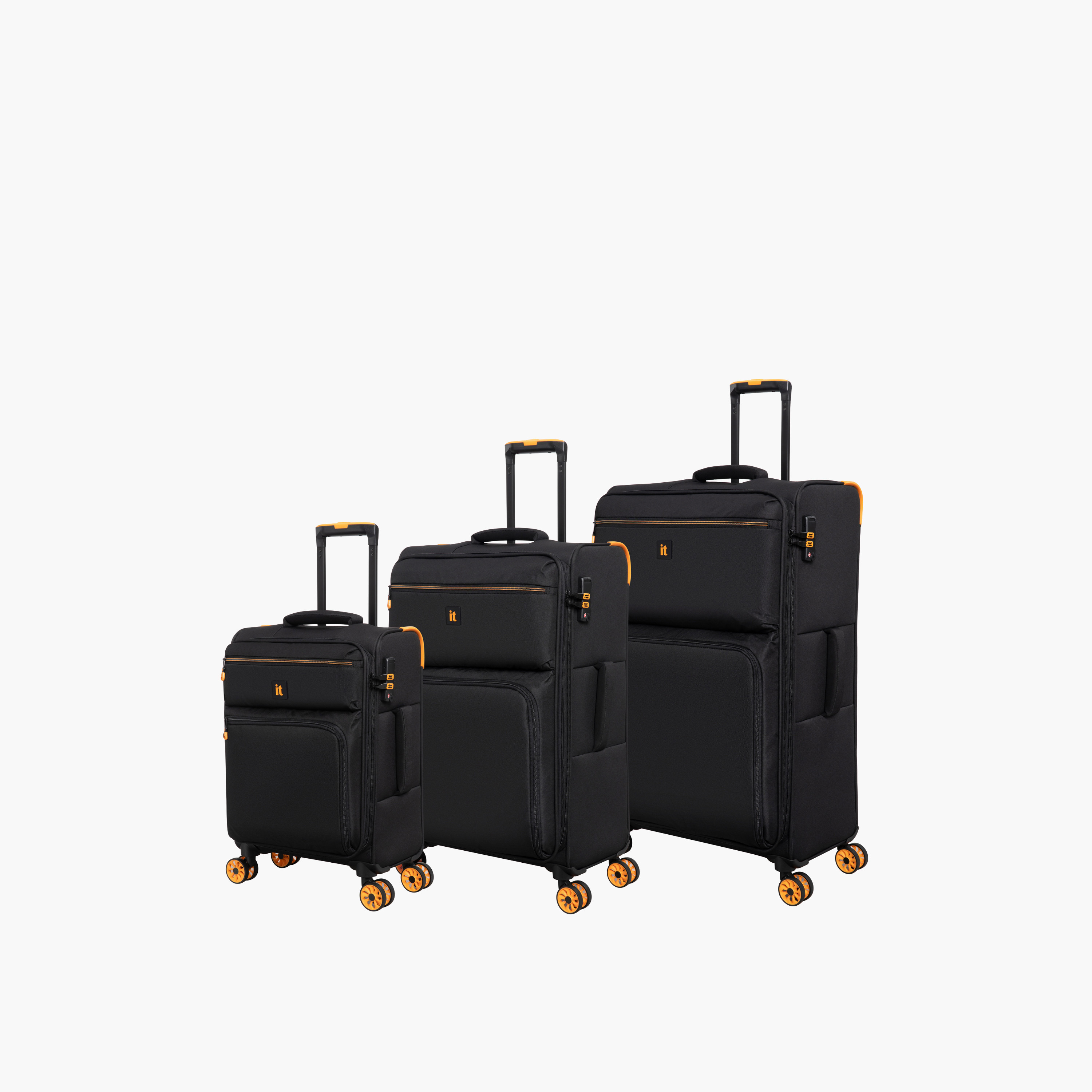 IT Solid Softcase Trolley Bag with Retractable Handle - 28 Inches Check-in Bag-travel-luggagesandbags-luggage-image-7