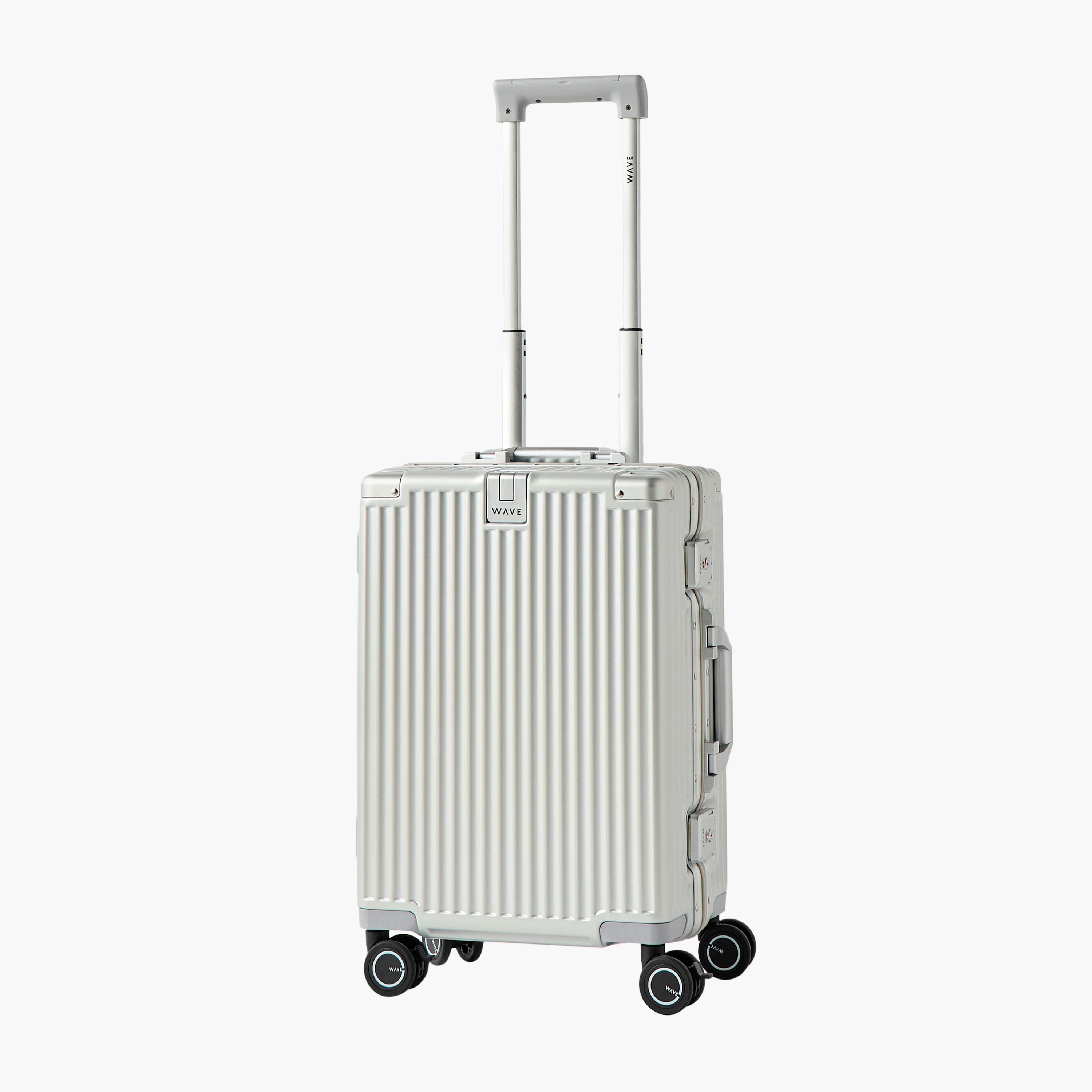 WAVE Textured Hardcase Trolley Bag with Retractable Handle - 20 Inches Check-in Bag-travel-luggagesandbags-luggage-image-2