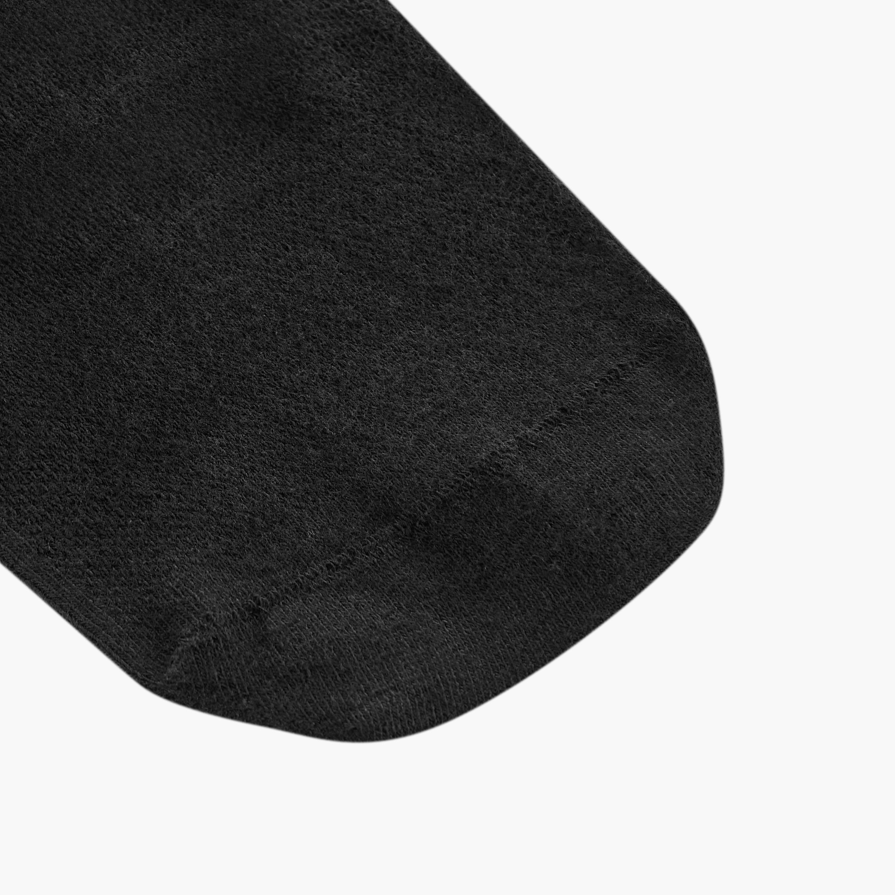 Dash Logo Print Non Terry Ankle Length Socks - Set of 3-women-socksandstockings-image-5