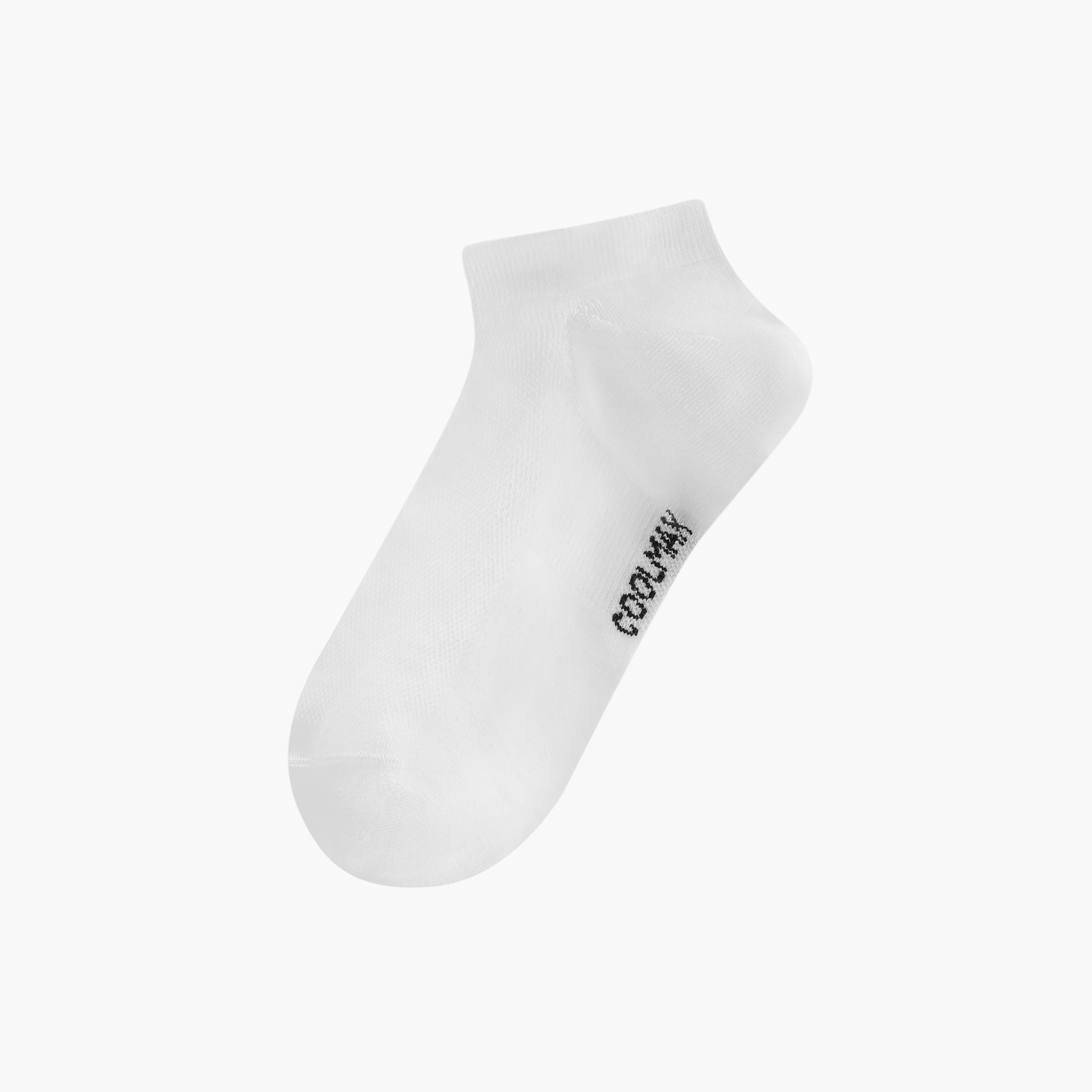 طقم جوارب بطول 3 أزواج الكاحل بطبعات شعار من داش-women-socksandstockings-image-2