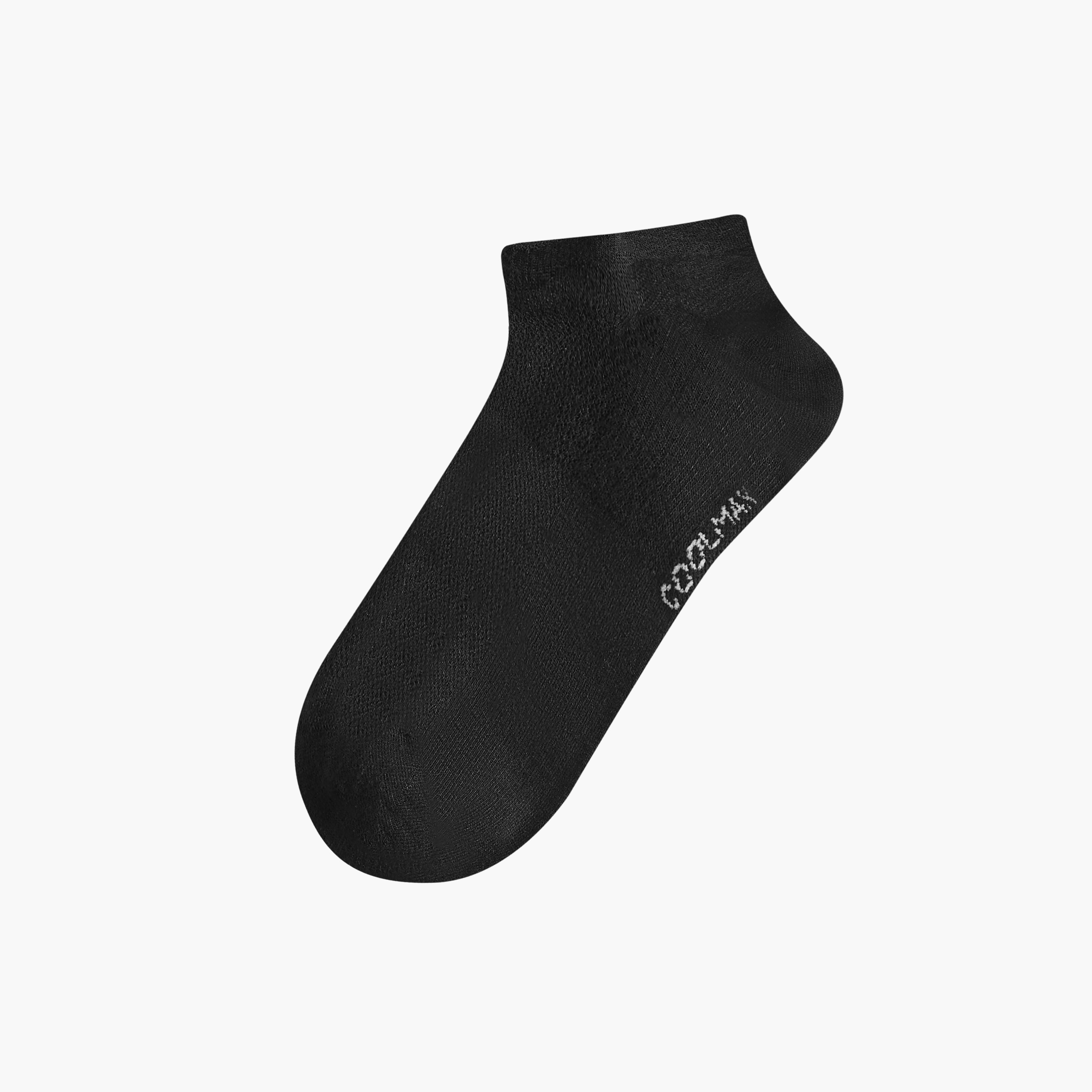 Dash Logo Print Non Terry Ankle Length Socks - Set of 3-men-socks-image-12