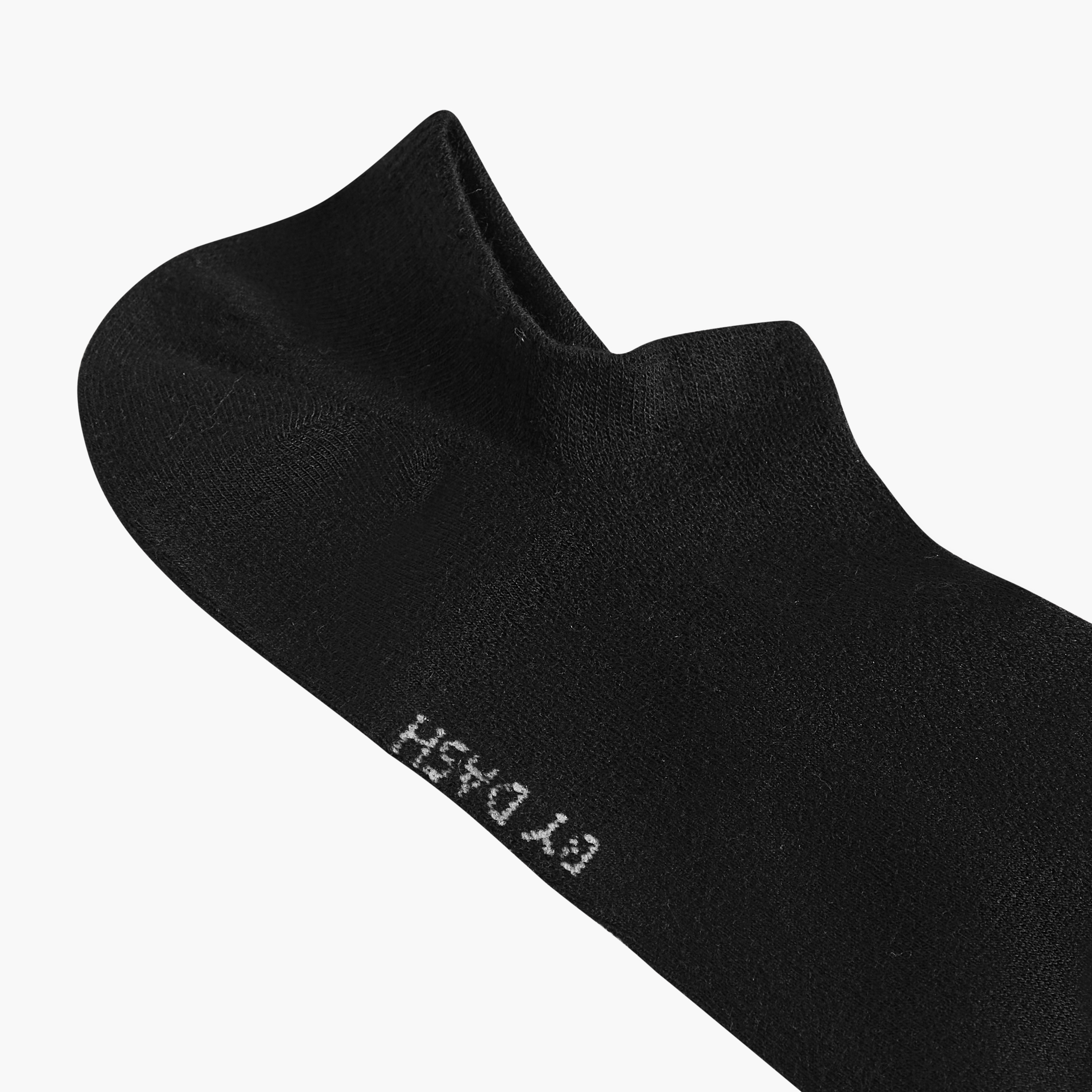Dash Logo Print Non Terry Ankle Length Socks - Set of 3-men-socks-image-13