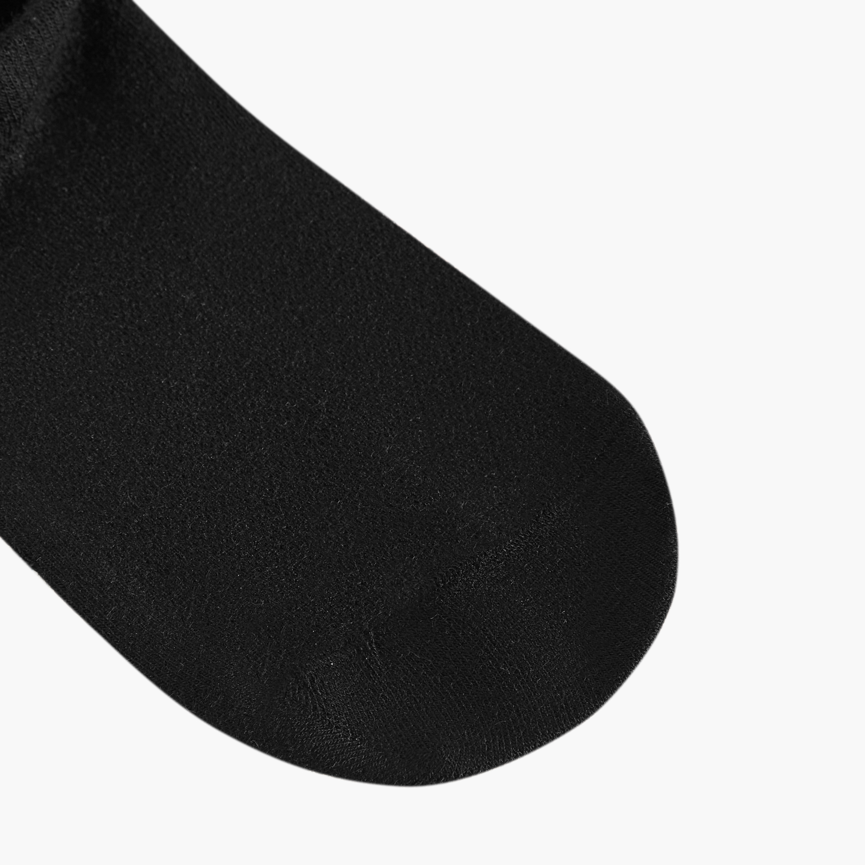 Dash Logo Print Non Terry Ankle Length Socks - Set of 3-men-socks-image-15