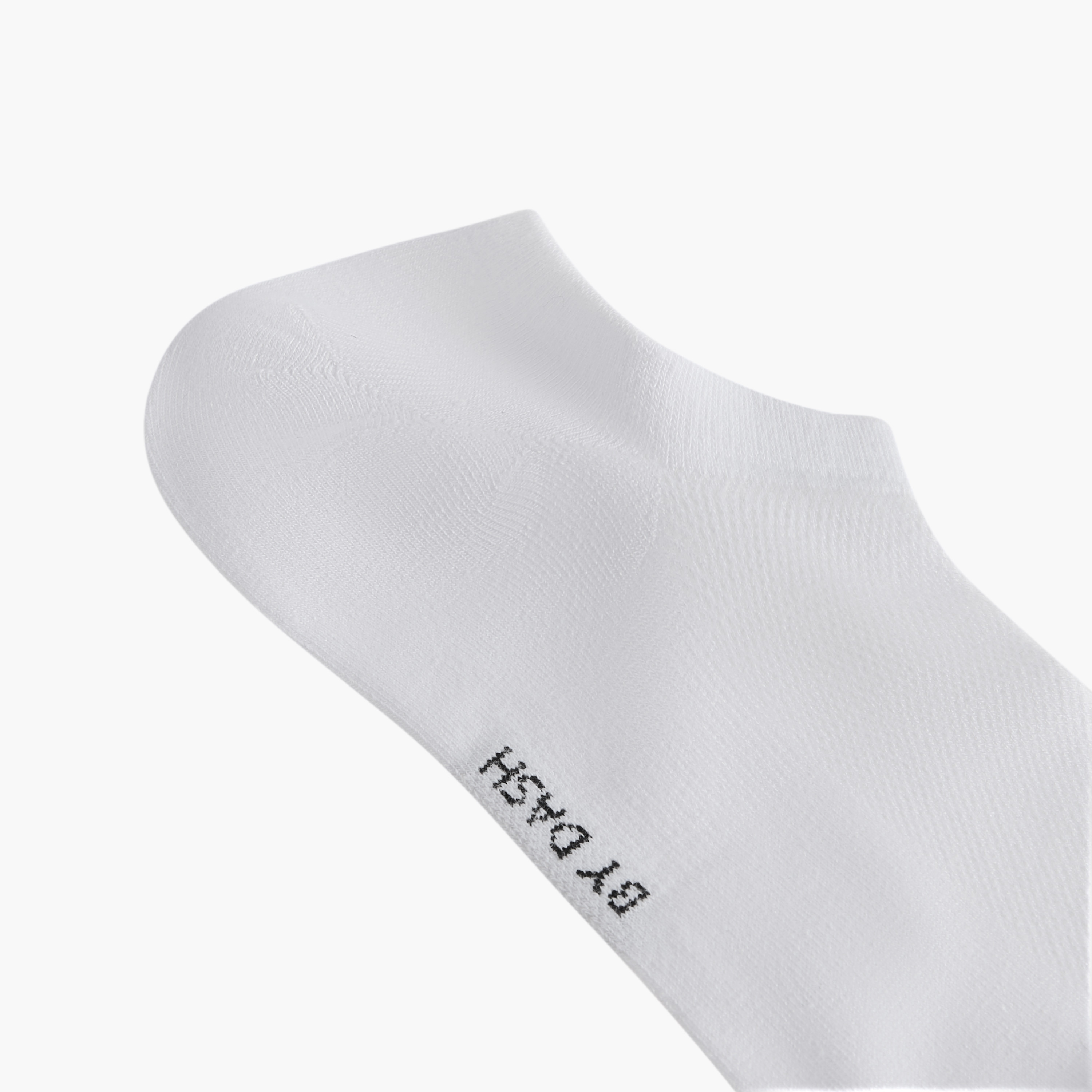 Dash Logo Print Non Terry Ankle Length Socks - Set of 3-men-socks-image-3
