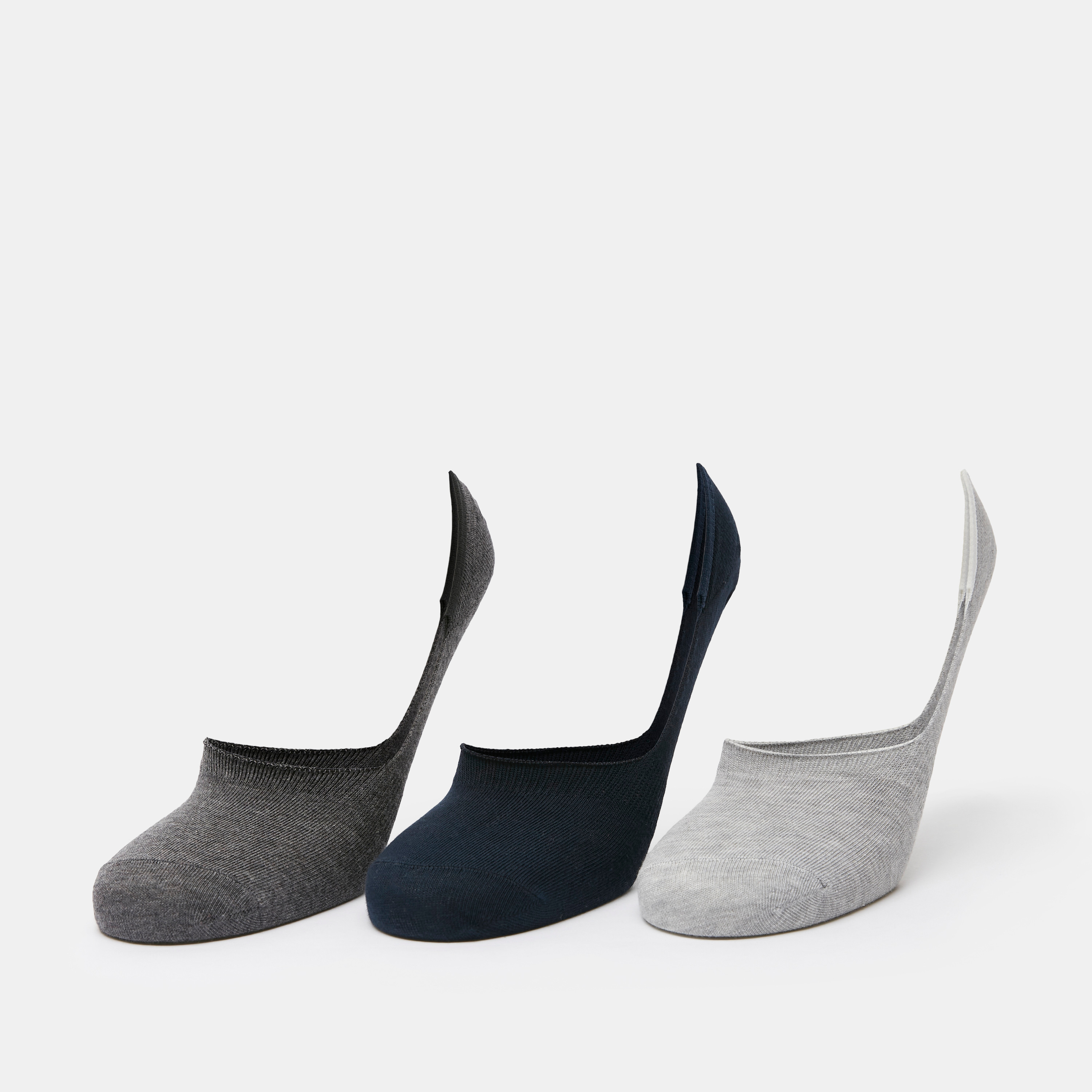 جوارب سادة غير مرئية - طقم من 3-men-socks-image-1