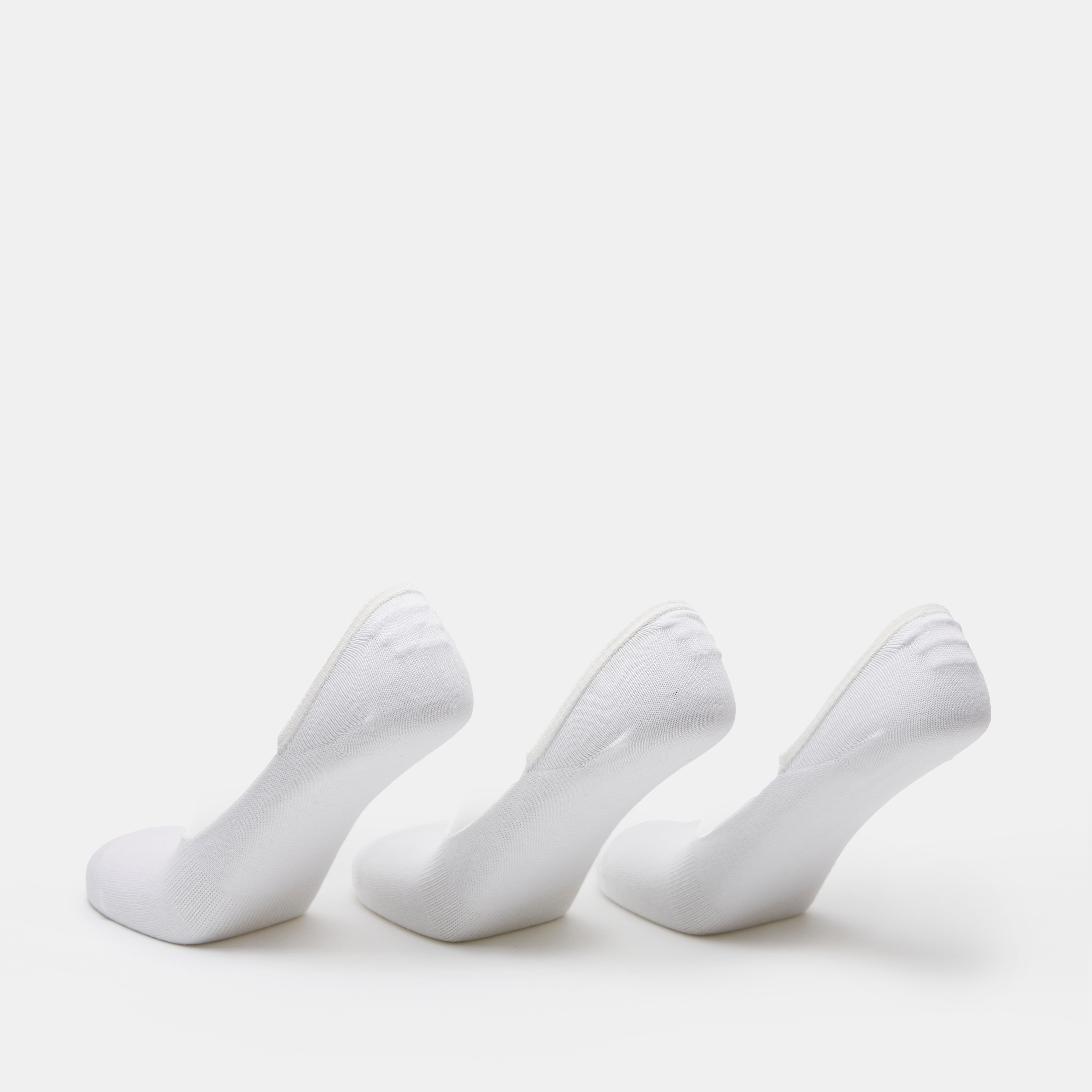 طقم جوارب 3 أزواج سادة غير مرئية من شومارت-men-socks-image-3