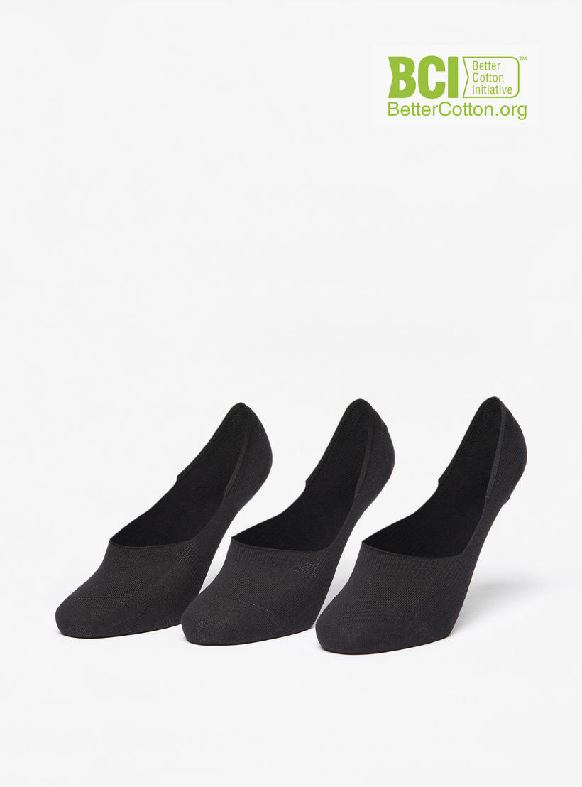 طقم جوارب 3 أزواج سادة غير مرئية من سيليست-women-socksandstockings-image-1