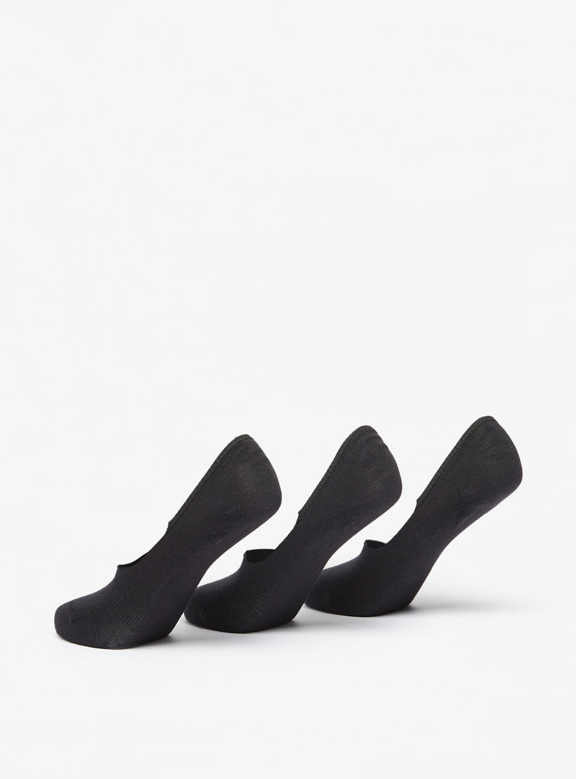 طقم جوارب 3 أزواج سادة غير مرئية من سيليست-women-socksandstockings-image-3