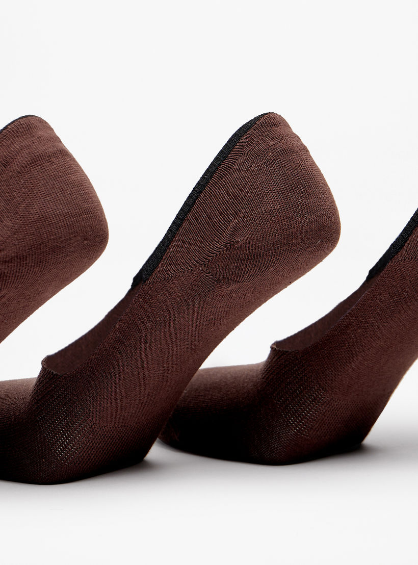 طقم جوارب 3 أزواج سادة غير مرئية من دوتشيني-men-socks-image-2