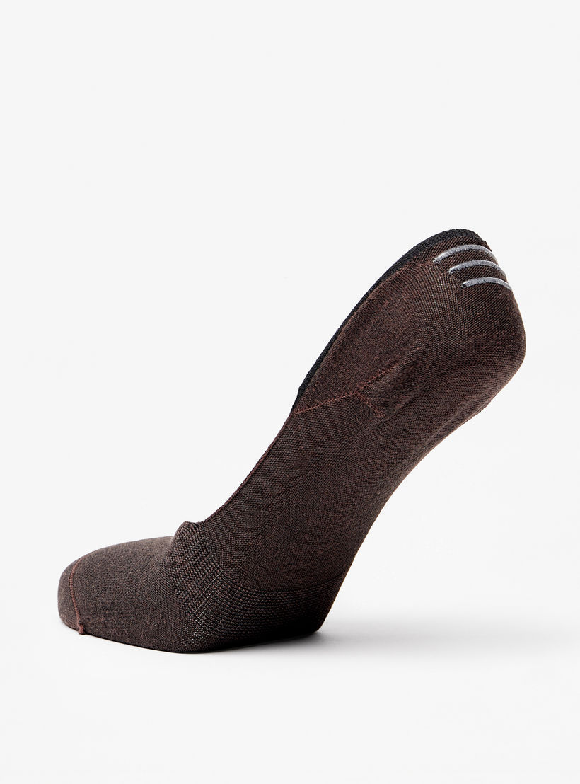 طقم جوارب 3 أزواج سادة غير مرئية من دوتشيني-men-socks-image-4
