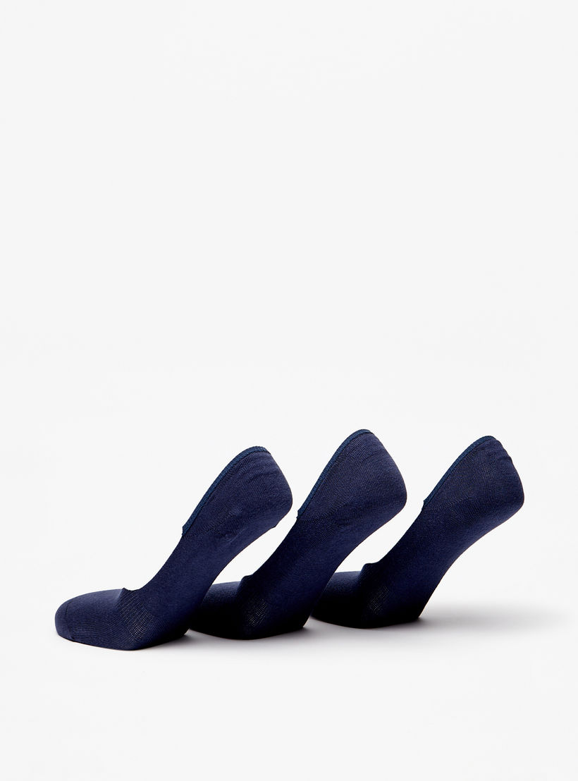 طقم جوارب 3 أزواج سادة غير مرئية من دوتشيني-men-socks-image-3