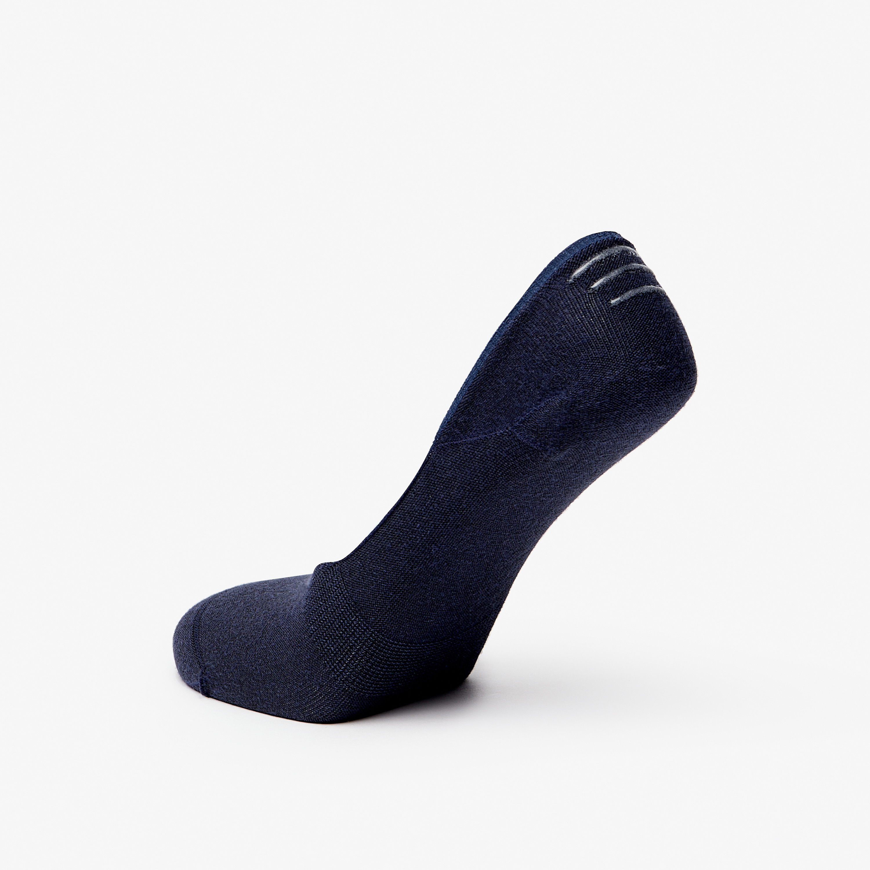 طقم جوارب 3 أزواج سادة غير مرئية من دوتشيني-men-socks-image-4