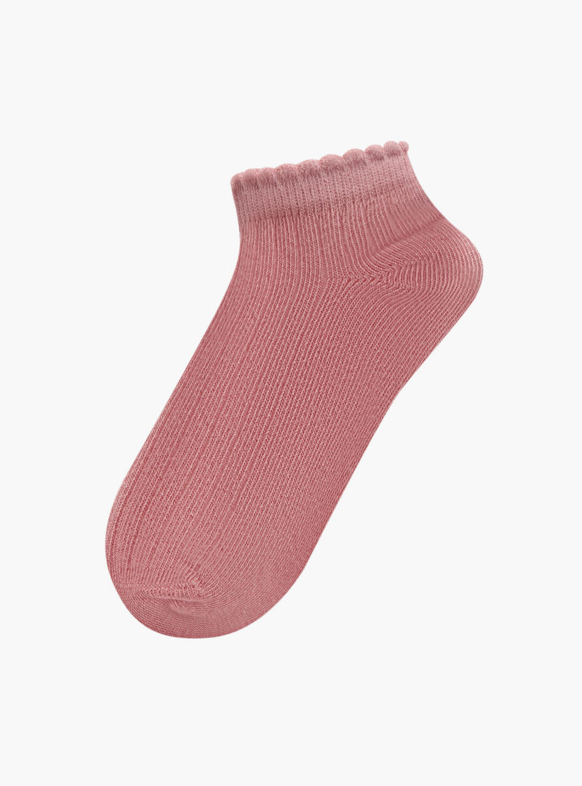 طقم جوارب 7 أزواج بطول الكاحل من ليتل ميسي-girls-accessories-socks-image-2
