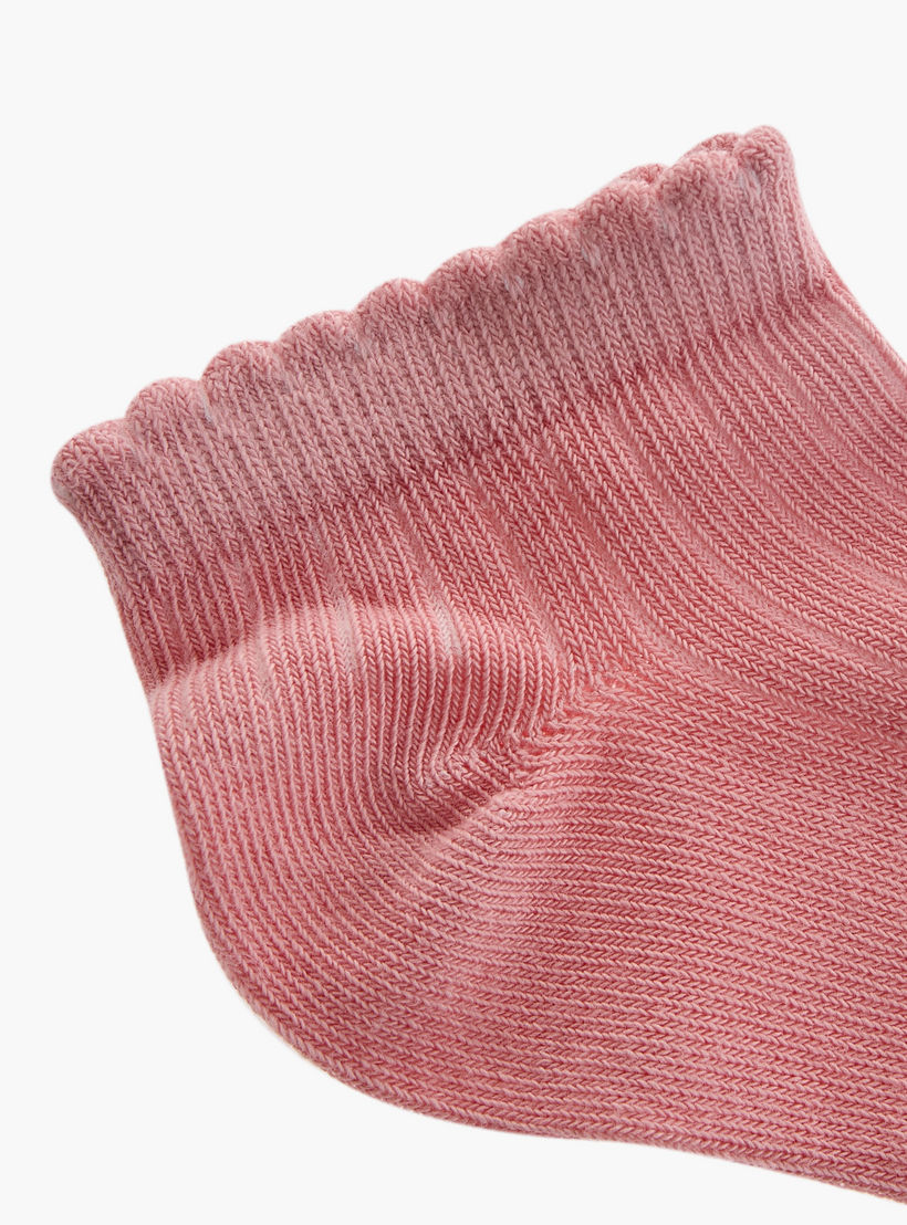 طقم جوارب 7 أزواج بطول الكاحل من ليتل ميسي-girls-accessories-socks-image-3