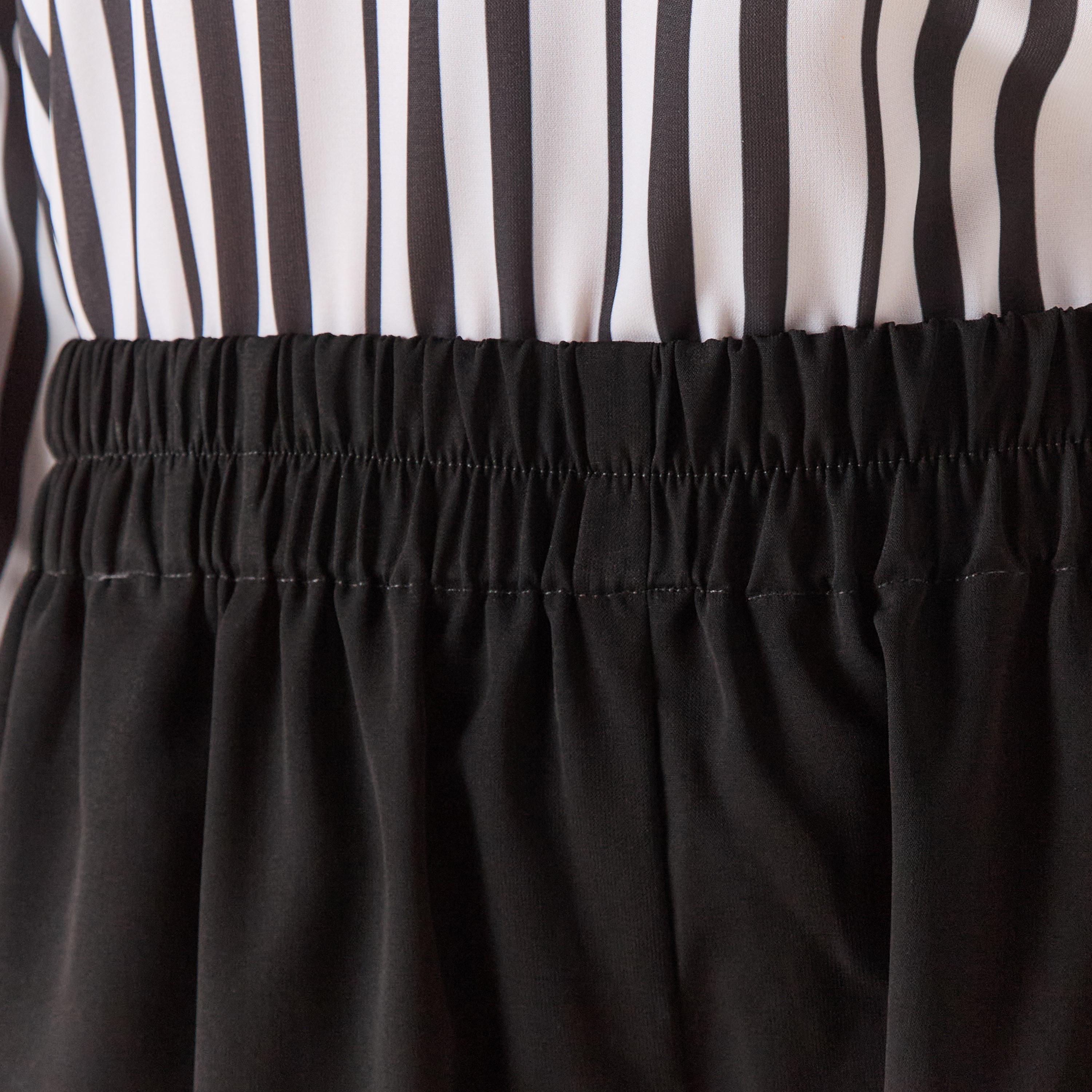 بلوزة مخططة بياقة عادية وأكمام طويلة من فيور-women-clothing-coordsets-image-6