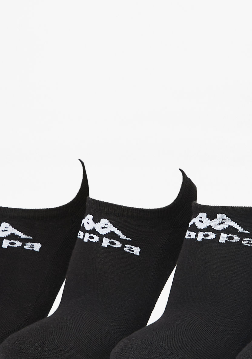 Kappa Logo Detail Ankle Length Sports Socks - Set of 5-Men%27s Socks-image-2