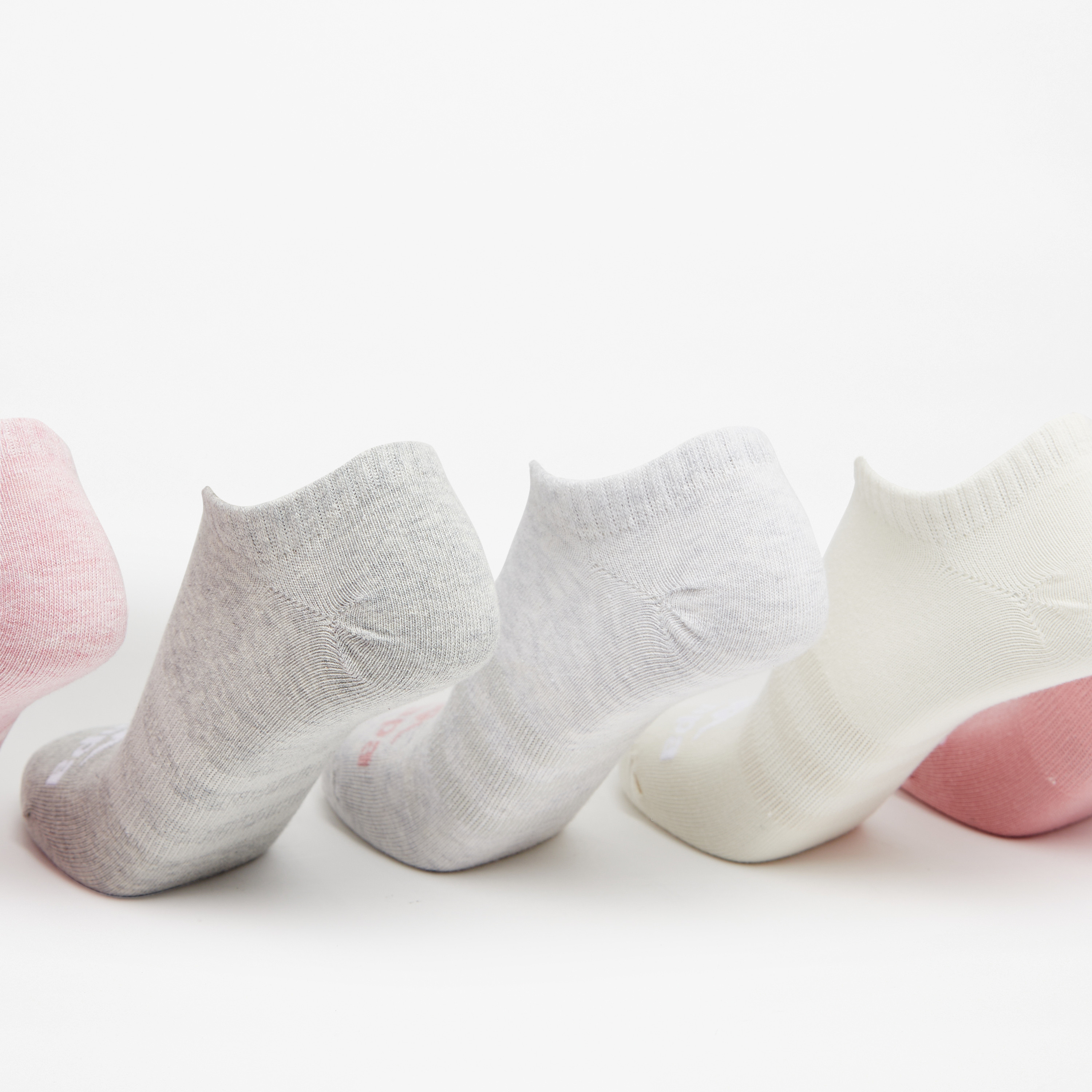 Kappa Logo Detail Ankle Length Socks - Set of 6-women-socksandstockings-image-2
