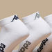 Kappa Logo Detail Ankle Length Sports Socks - Set of 3-Men%27s Socks-thumbnailMobile-3