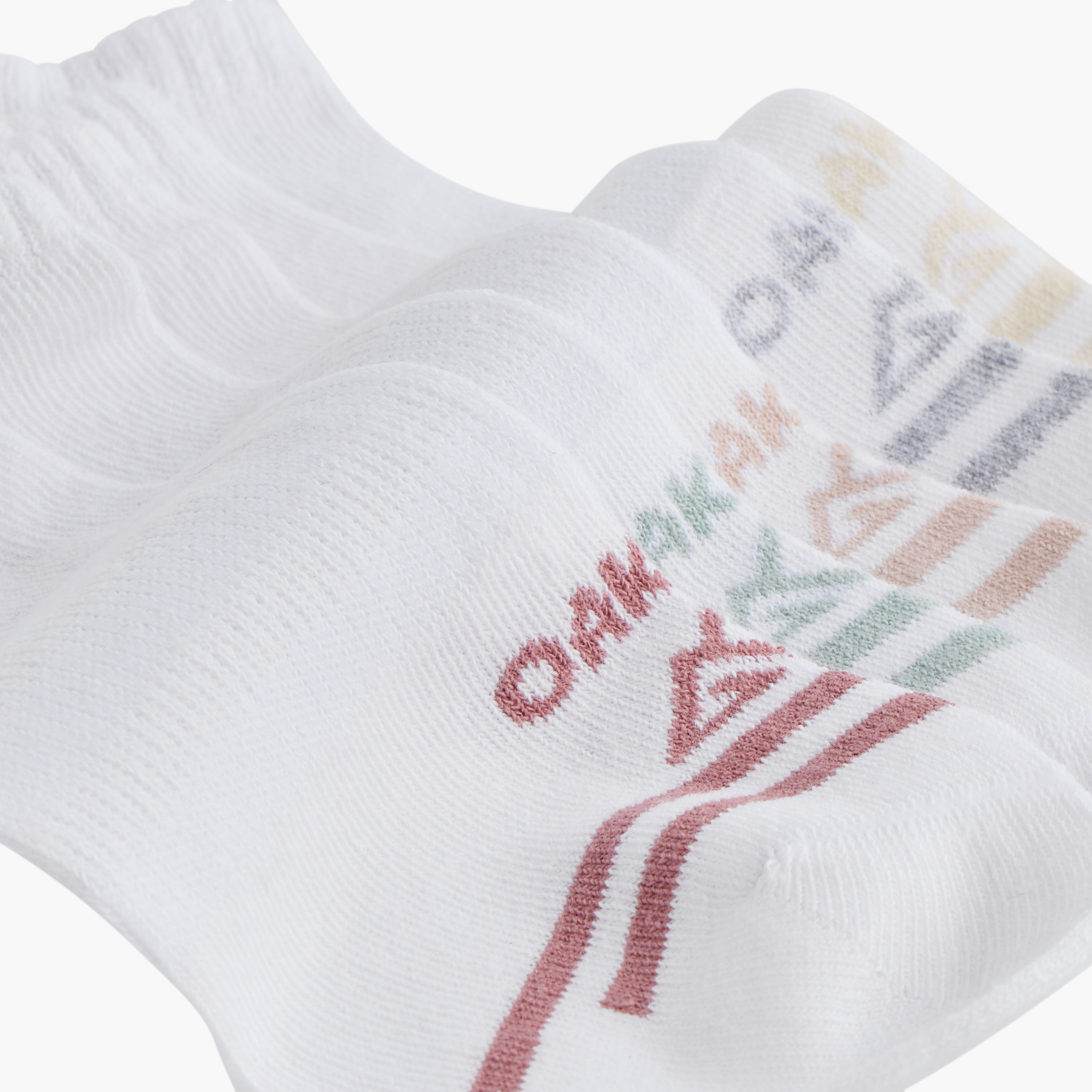 طقم جوارب بطول الكاحل 5 قطع بطبعات شعار من أوكلان من شواكسبرس-women-socksandstockings-image-4