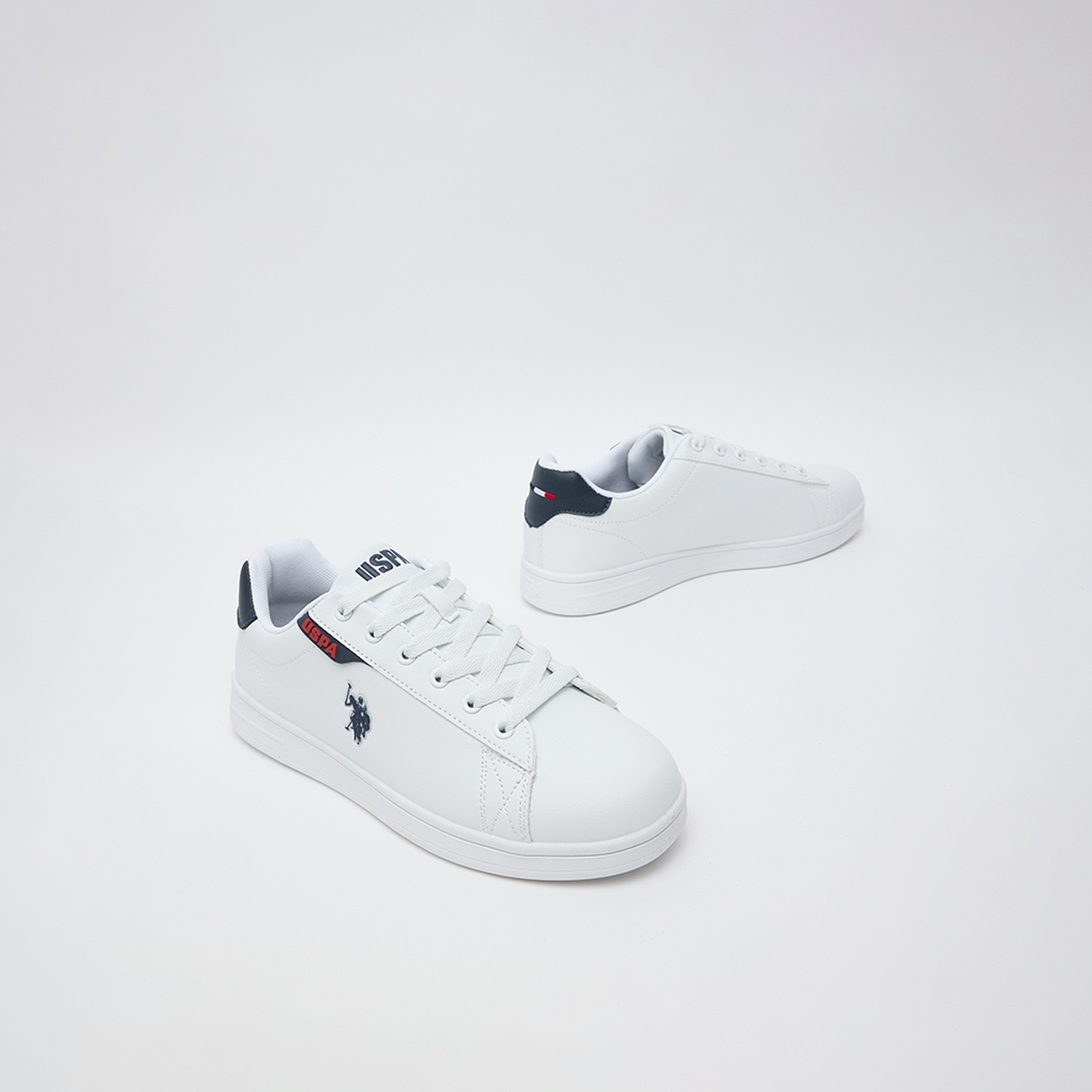Us Polo Women's Lace-Up COSTA Low-Ankle Flat Sneakers | COSTA-GLB-WMN-women-shoes-sneakers-image-2