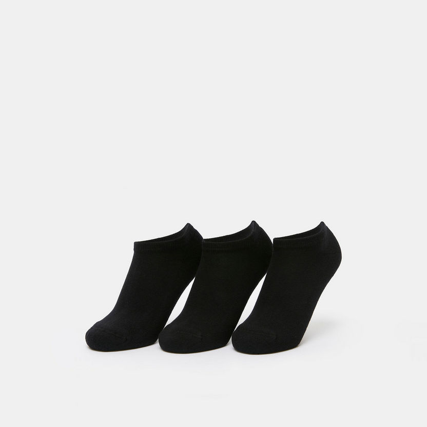 Dash Solid Ankle Length Sports Socks - Set of 3-Men%27s Socks-image-0