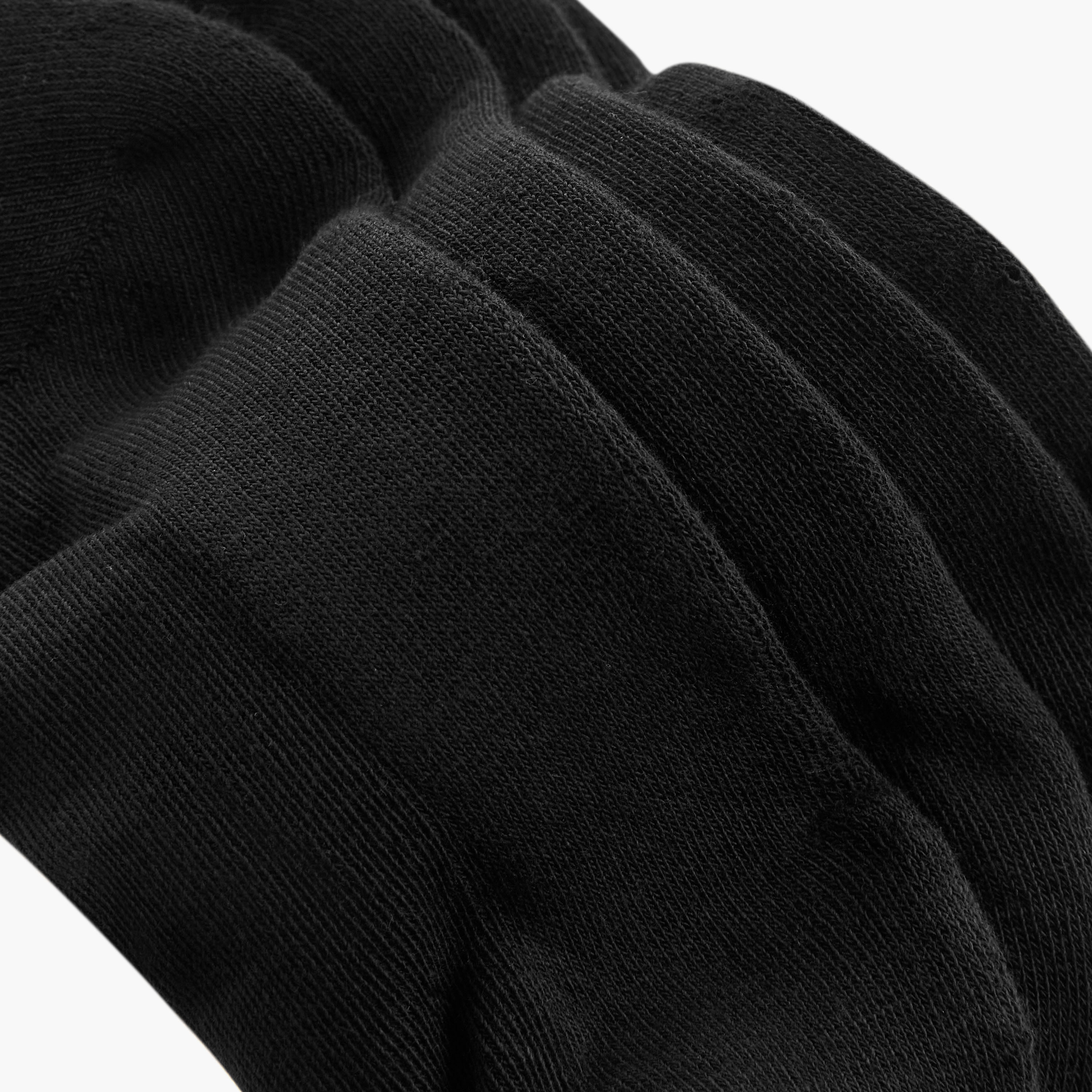 طقم جوارب رياضية موسّدة 3 أزواج سادة بطول الكاحل من داش-men-socks-image-4