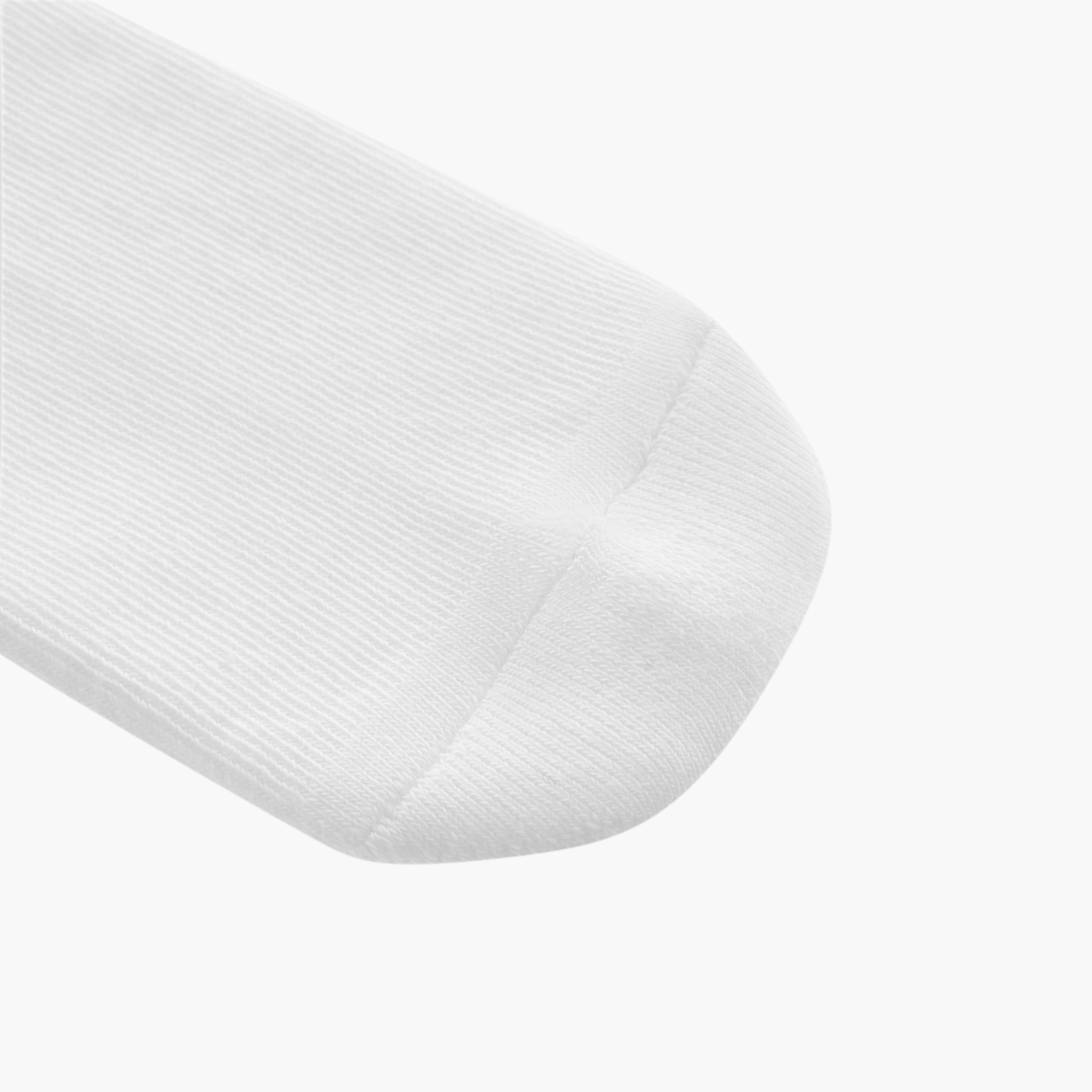 طقم جوارب رياضية موسّدة 3 أزواج سادة بطول الكاحل من داش-men-socks-image-3