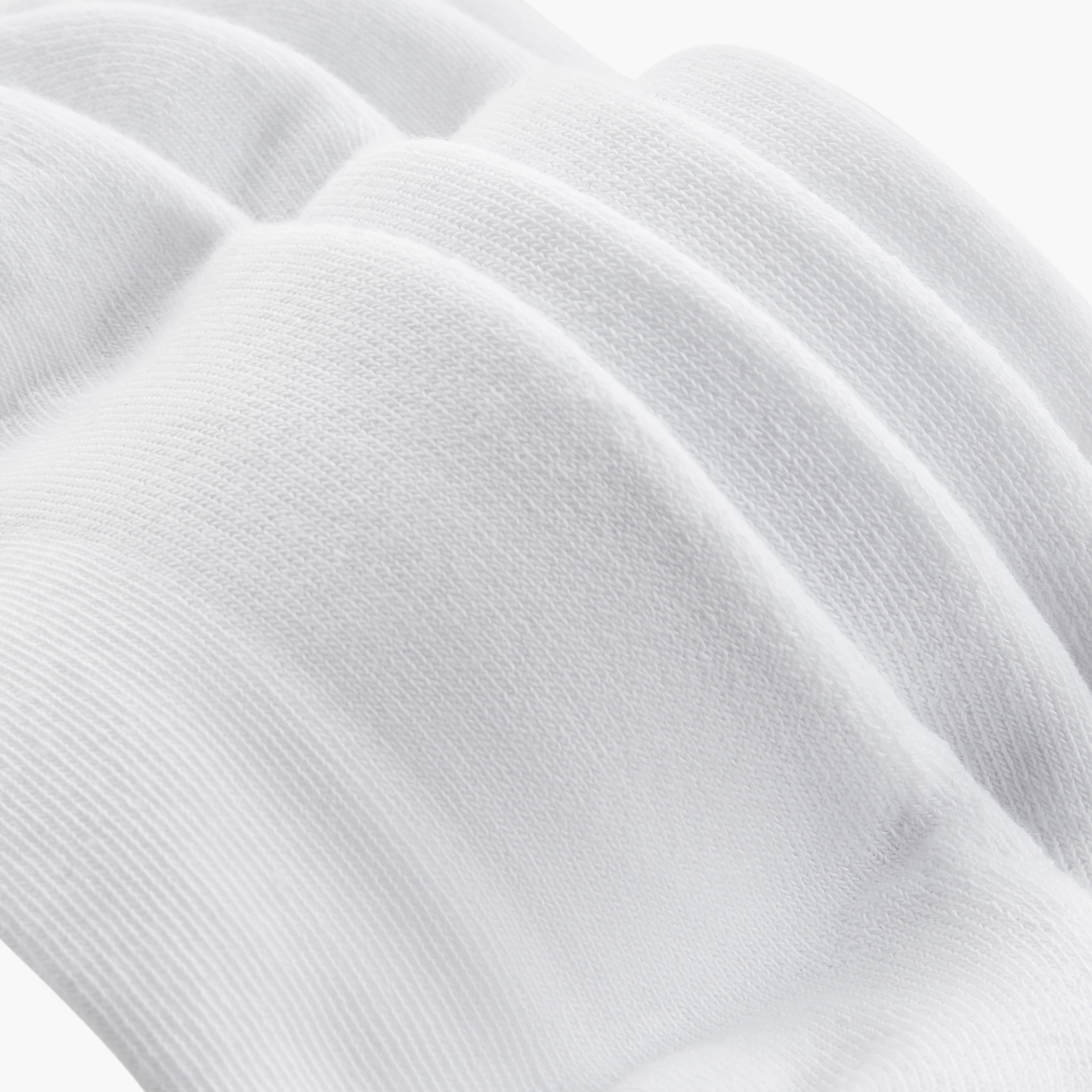 طقم جوارب رياضية موسّدة 3 أزواج سادة بطول الكاحل من داش-men-socks-image-4