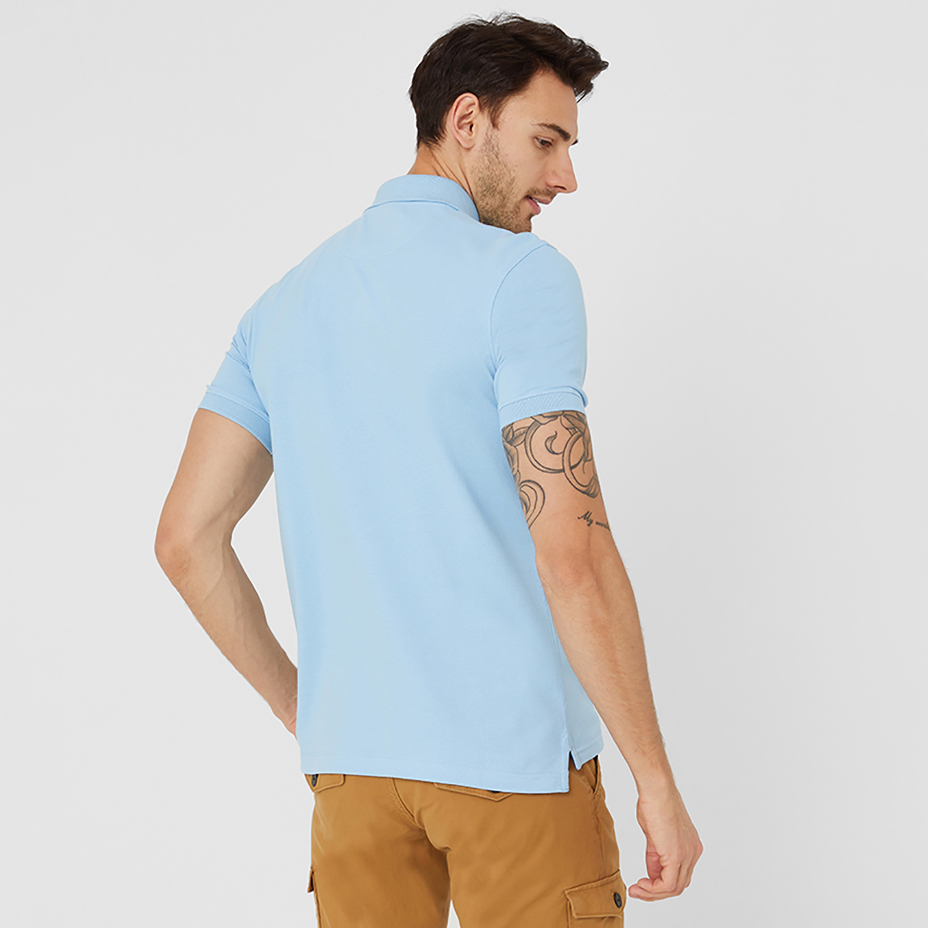 تي شيرت بولو من بيفرلي هيلز بولو كلوب بياقة وأكمام قصيرة مع شعار-men-clothing-tshirtsandpolos-polos-image-4