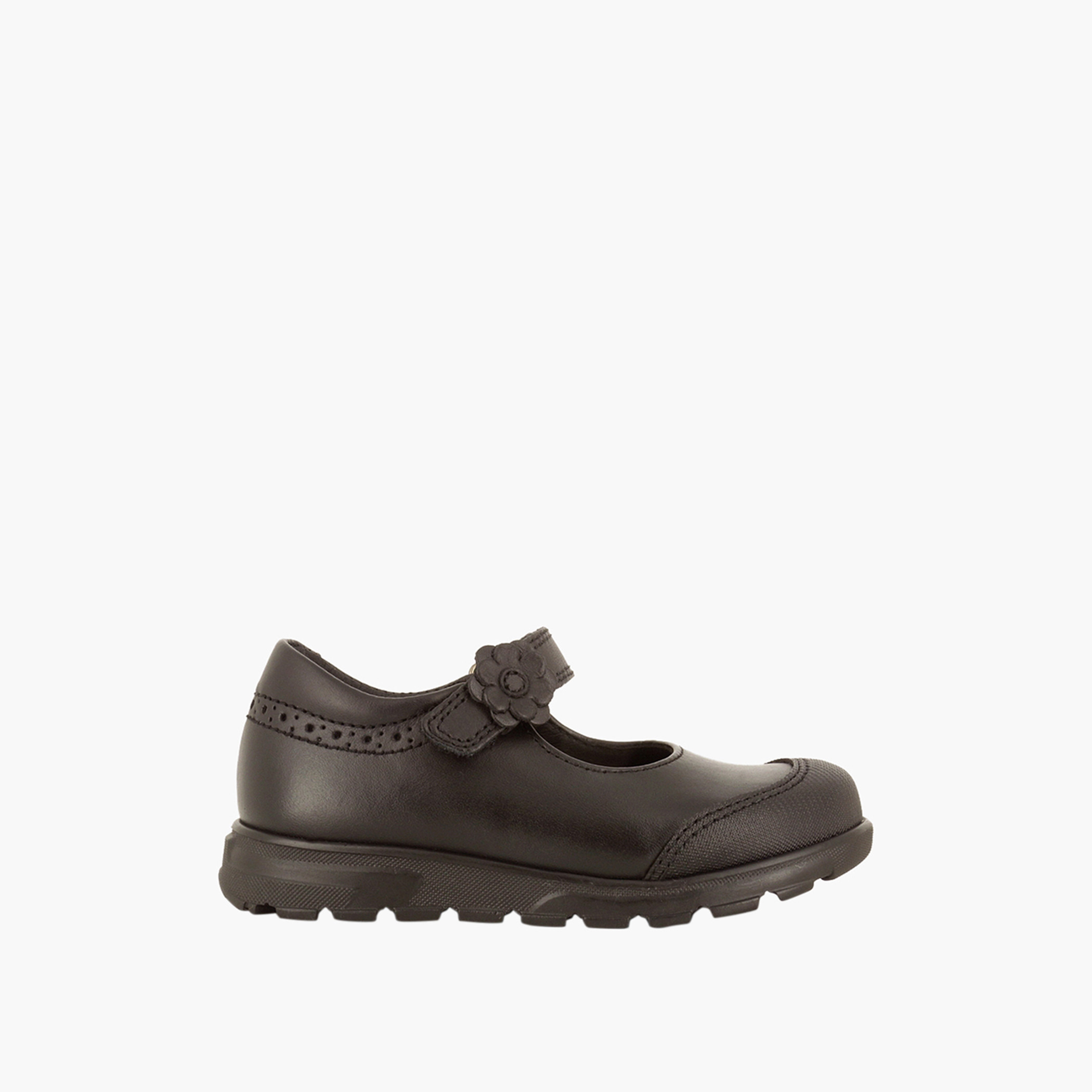 حذاء مدرسي بزينة حزام وشريط إغلاق لاصق للبنات من بابلوسكي-girls-shoes-maryjanes-image-1