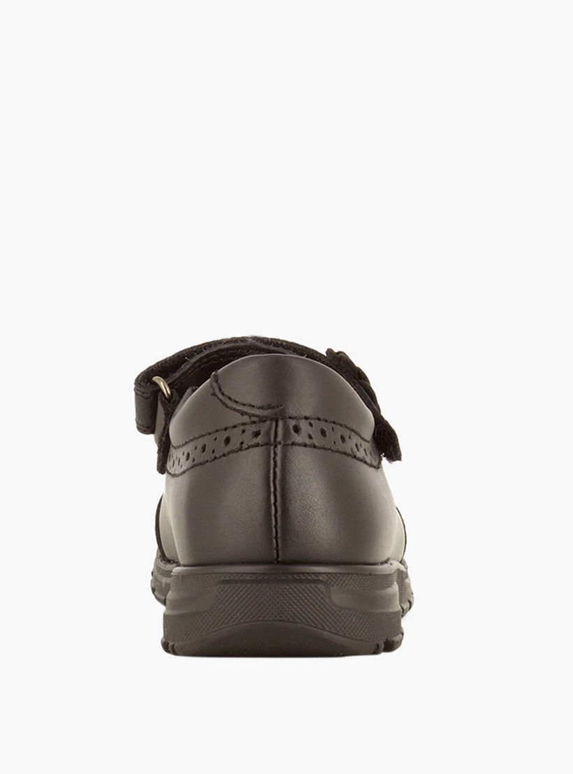 حذاء مدرسي بزينة حزام وشريط إغلاق لاصق للبنات من بابلوسكي-girls-shoes-maryjanes-image-4