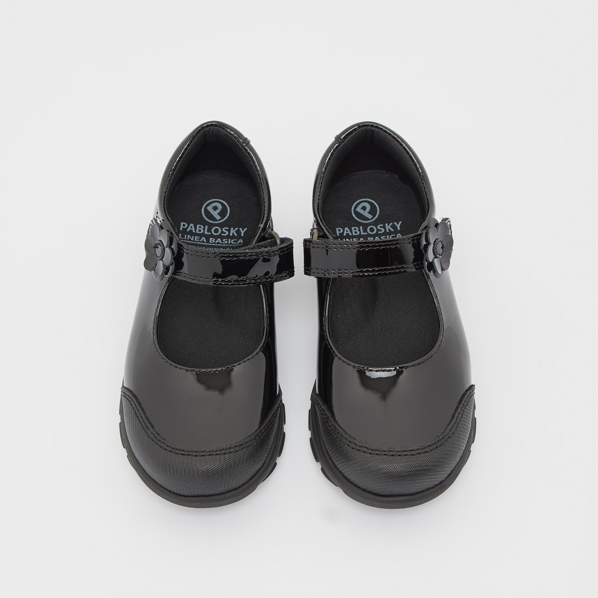 Pablosky Girls' Mary Jane Shoes with Hook and Loop Closure-girls-shoes-maryjanes-image-2