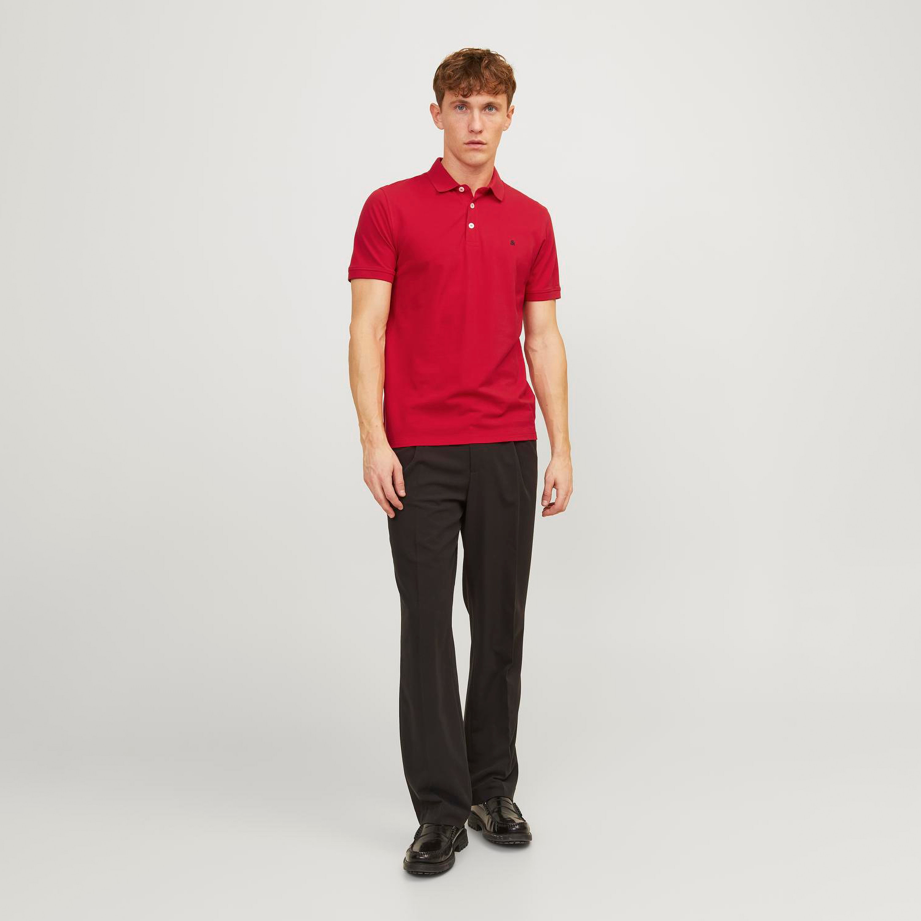 تيشيرت بولو بأكمام قصيرة وياقة سادة من جاك آند جونز-men-clothing-tshirtsandpolos-polos-image-7