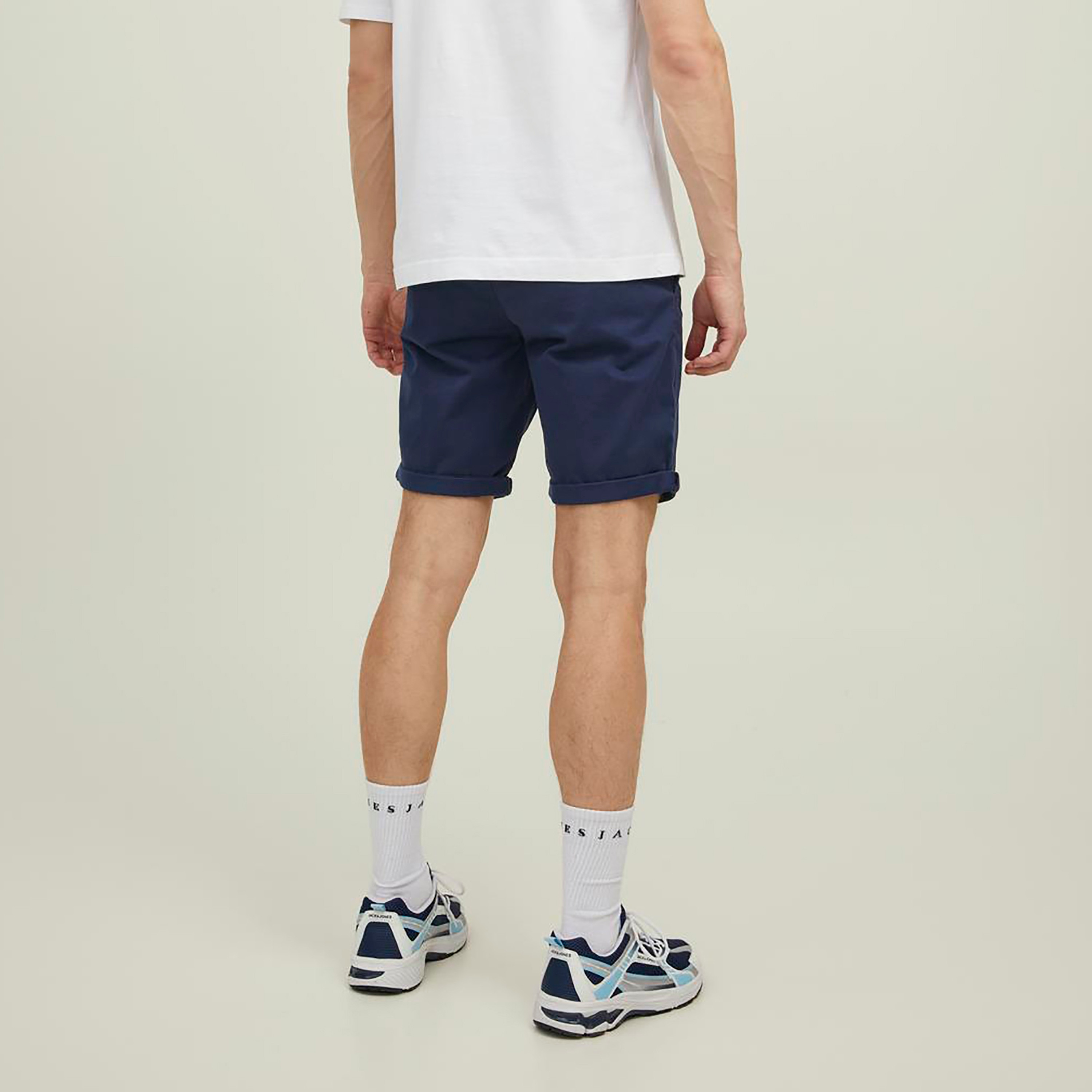 Jack & Jones Plain Mid-Rise Buttoned Chino Shorts-men-clothing-bottoms-shorts-image-4