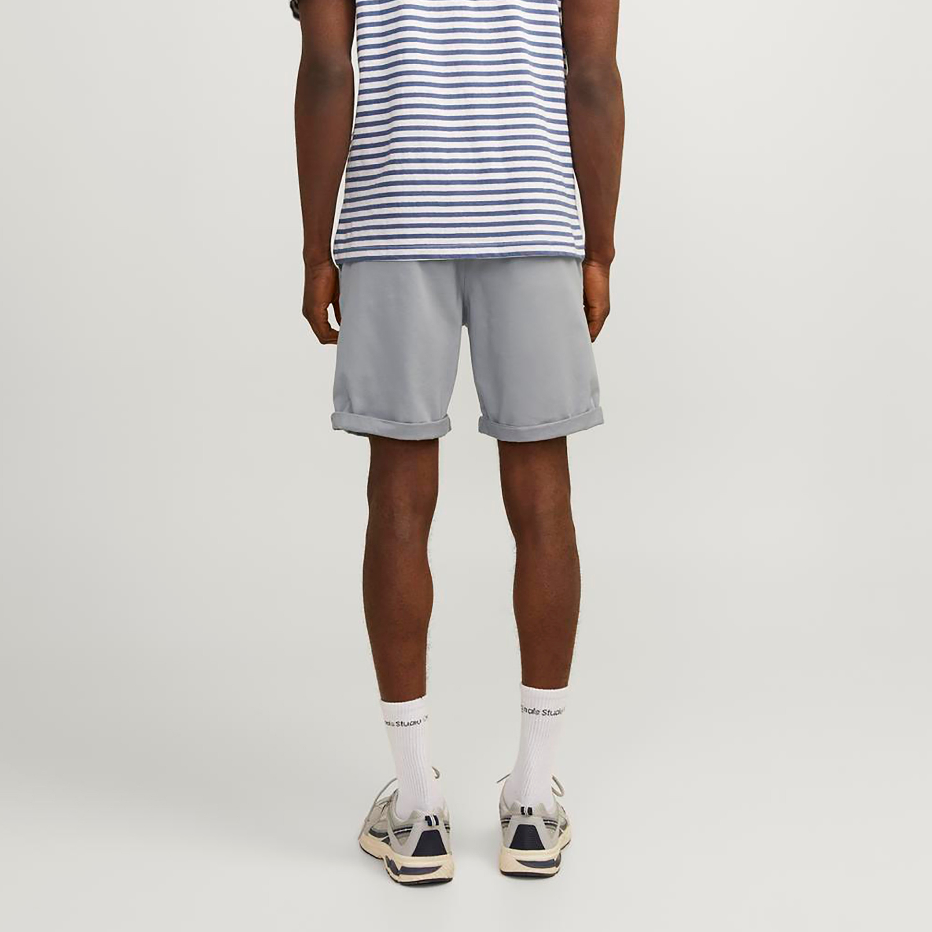 Jack & Jones Plain Mid-Rise Buttoned Chino Shorts-men-clothing-bottoms-shorts-image-13