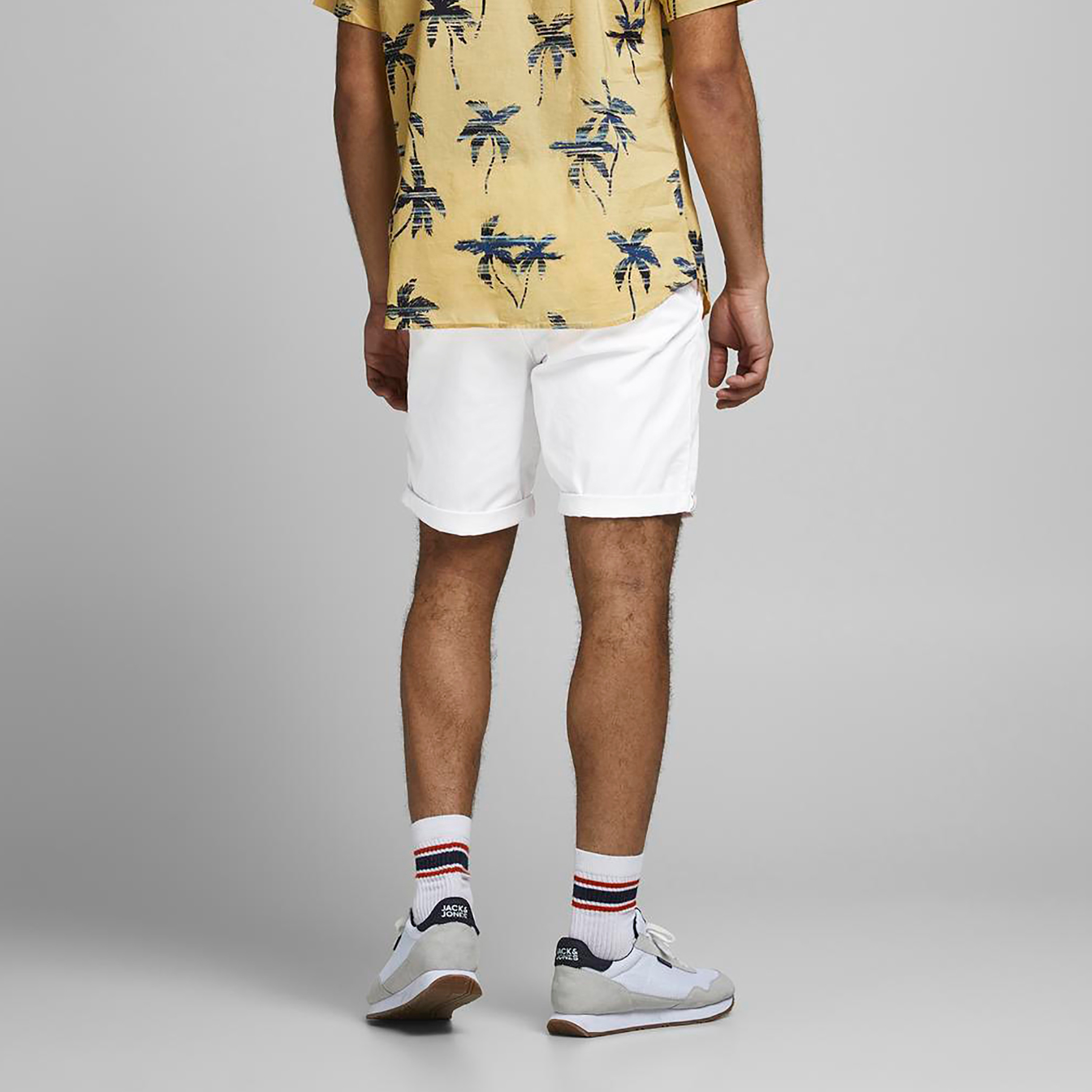 Jack & Jones Plain Mid-Rise Buttoned Chino Shorts-men-clothing-bottoms-shorts-image-17