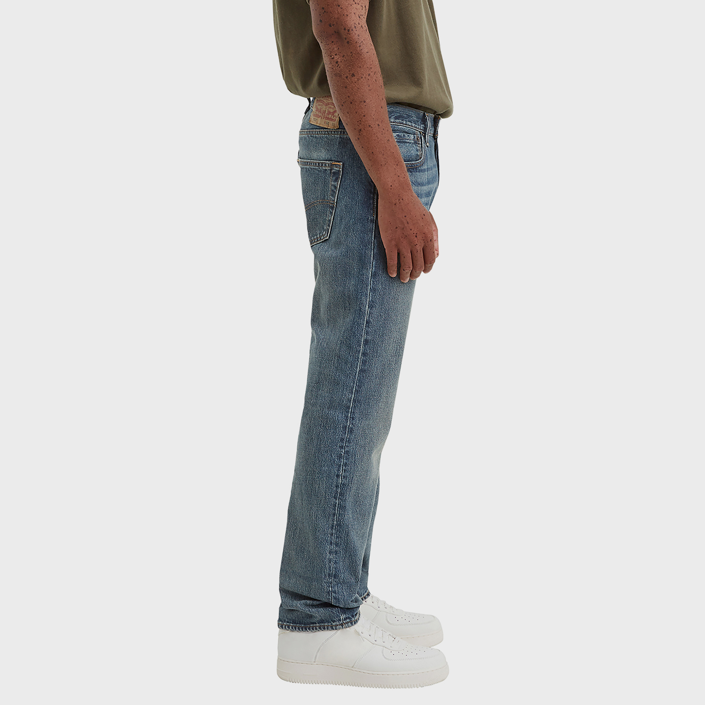 Levis 501 Blue Mid-Rise Button Closure Jeans-men-clothing-bottoms-jeans-image-2