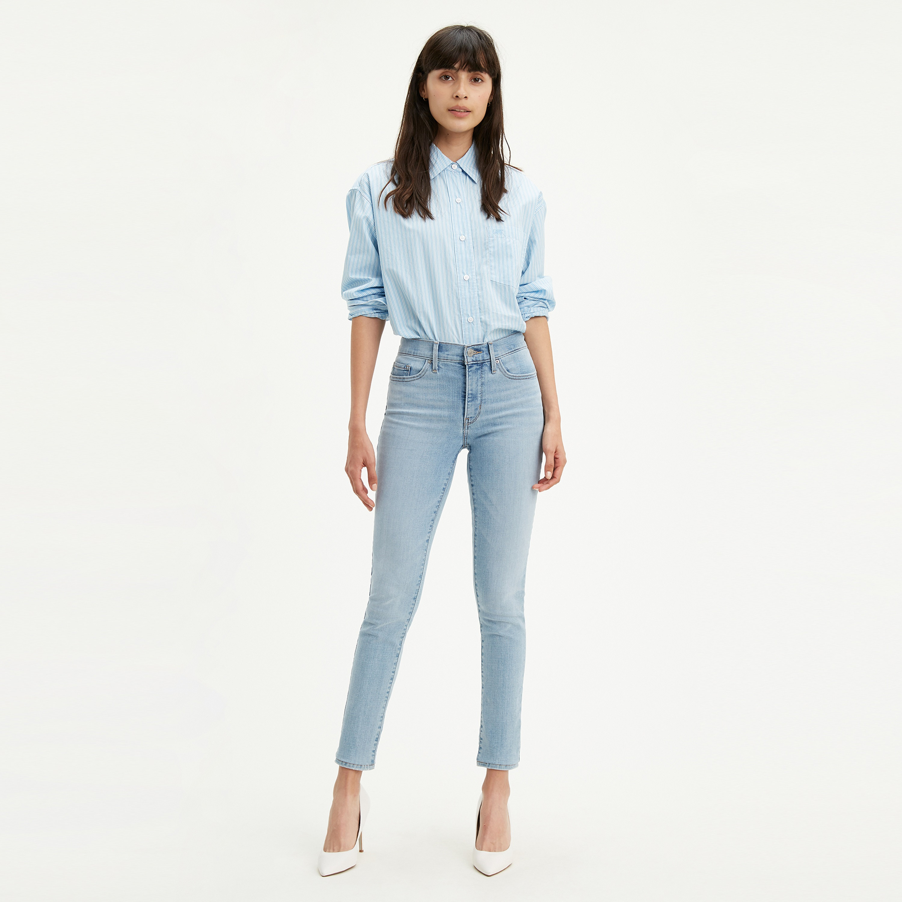 Levis 311 Blue Skinny Fit Mid-Rise Button Closure Jeans-women-clothing-bottoms-jeans-image-4